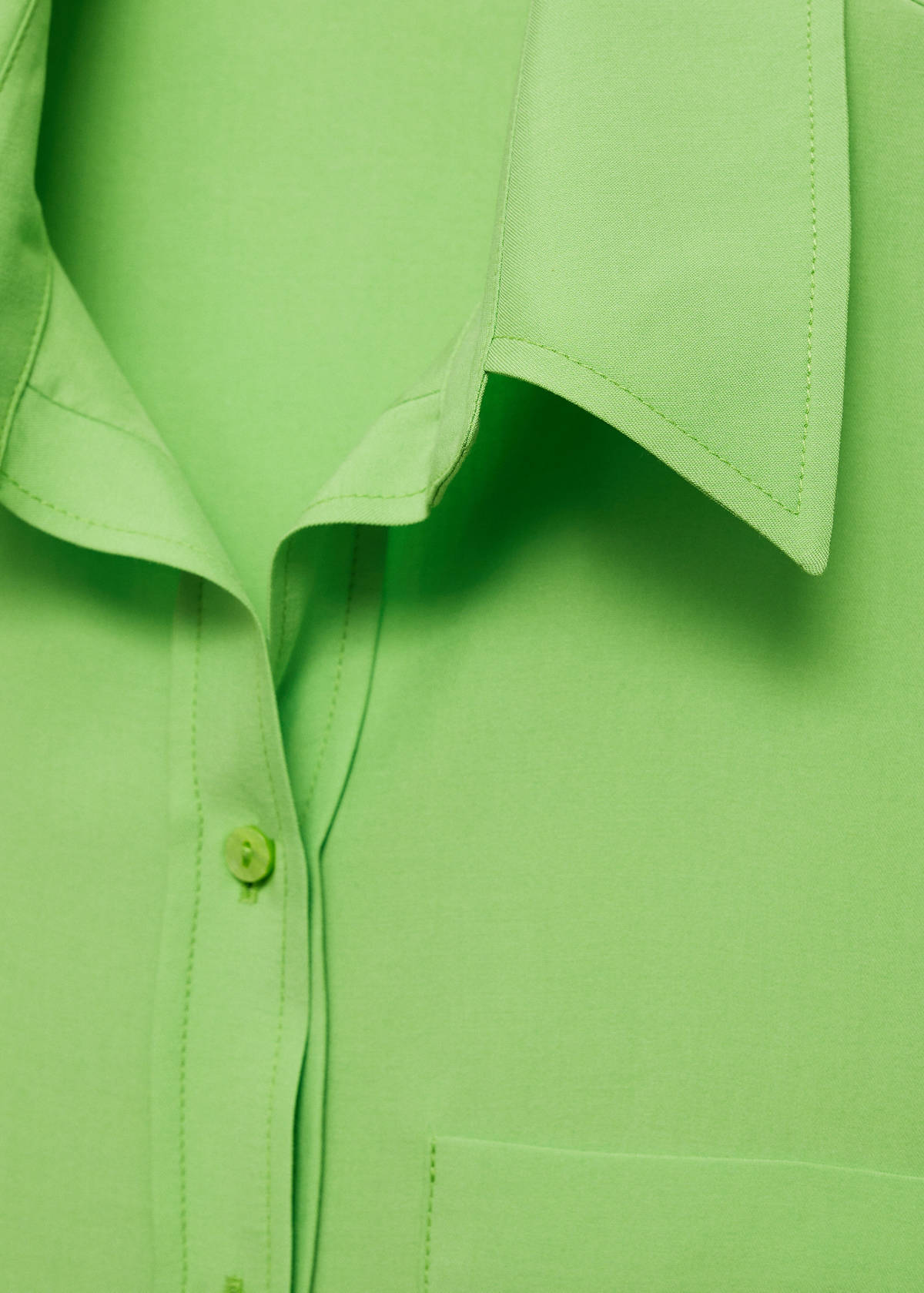Lyocell sleeveless shirt — Green
