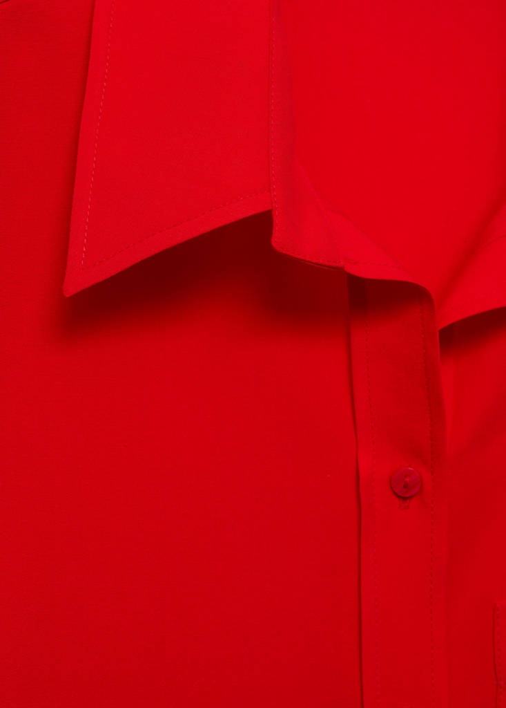 Lyocell sleeveless shirt — Red