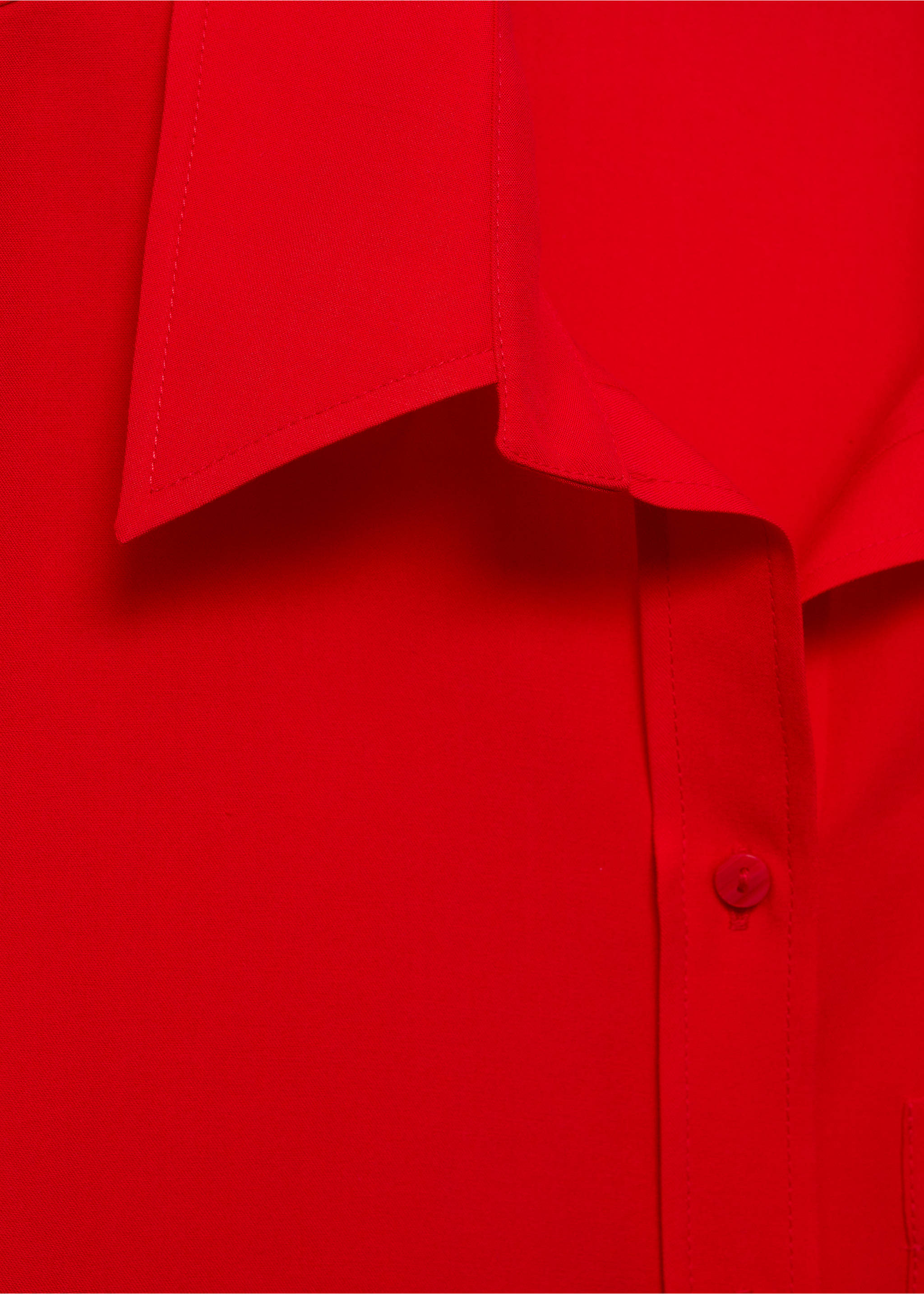Camisa lyocell sin mangas - Detalle del artículo 8, Rojo. Ref: 77080365-00.