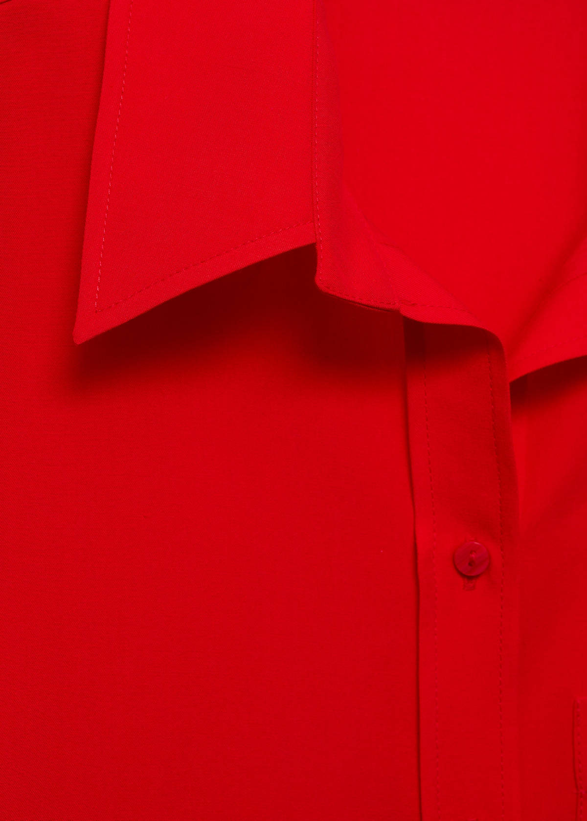 Lyocell sleeveless shirt — Red