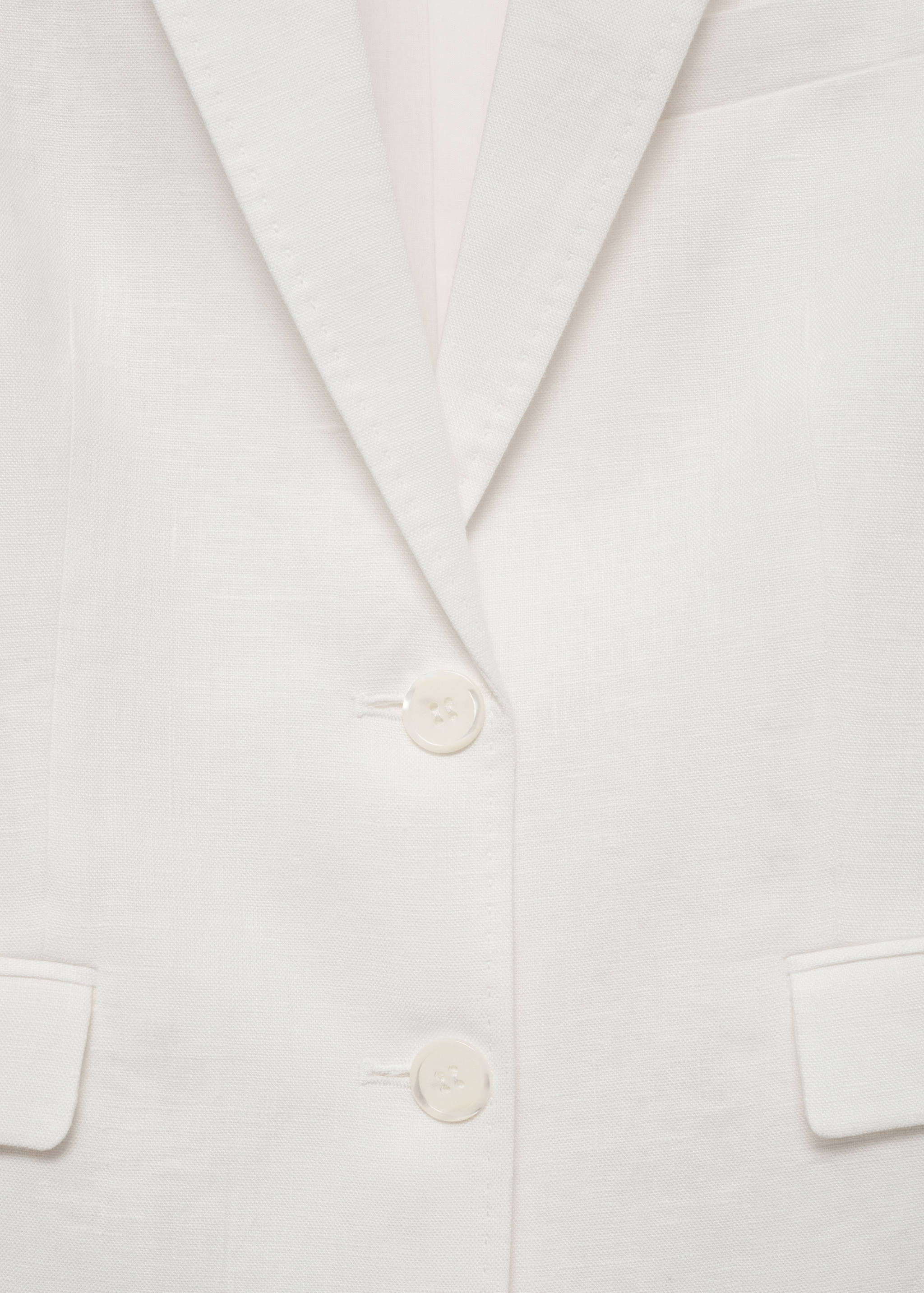 Linen suit jacket - Details of the article 8