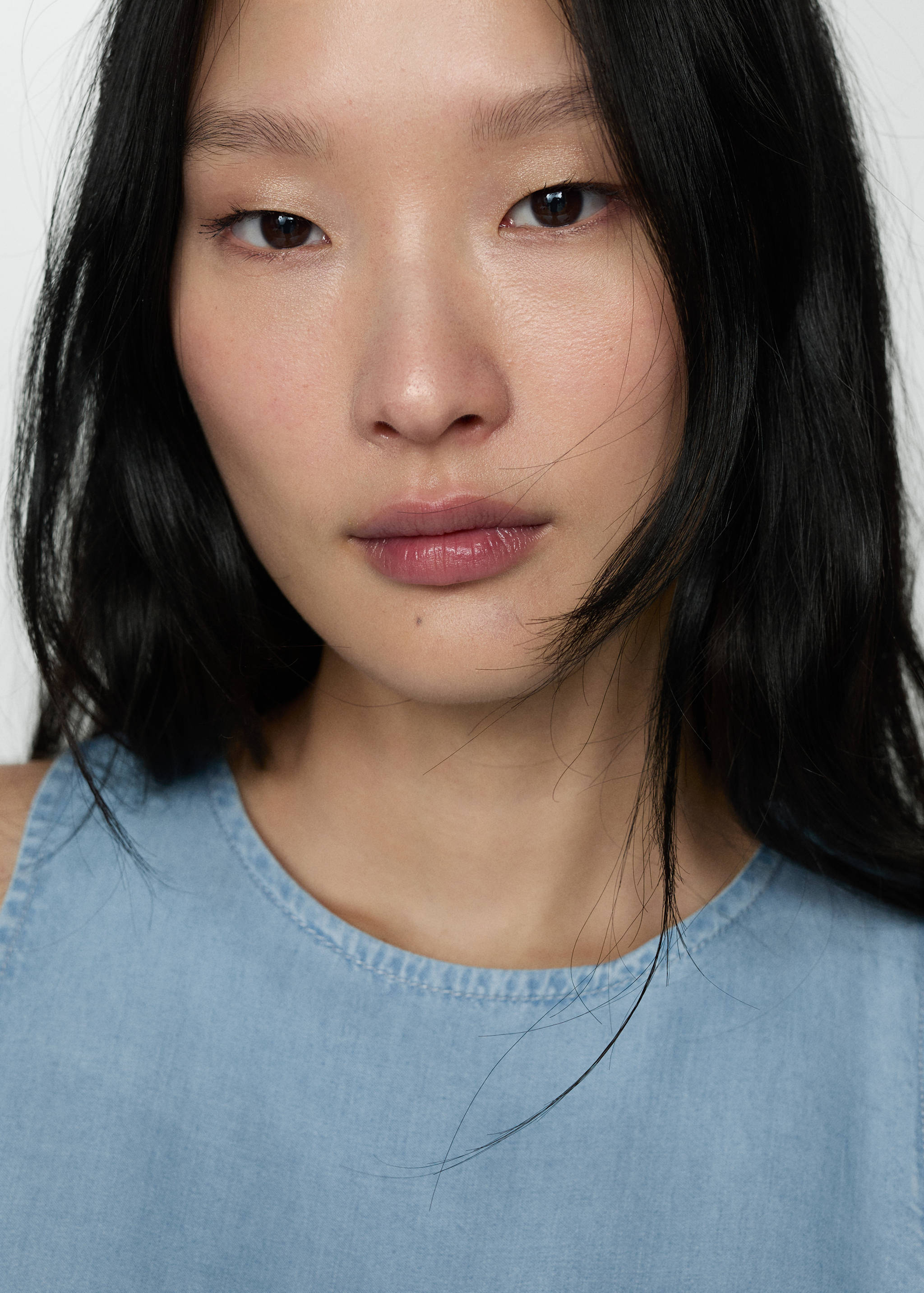 Lyocell jumpsuit with bow - Details of the article 1