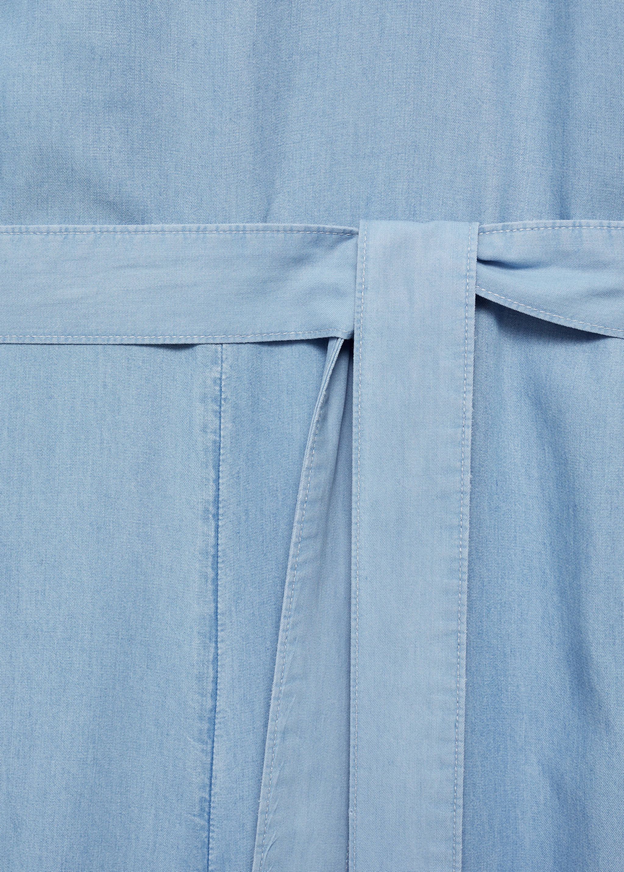 Lyocell jumpsuit with bow - Details of the article 8