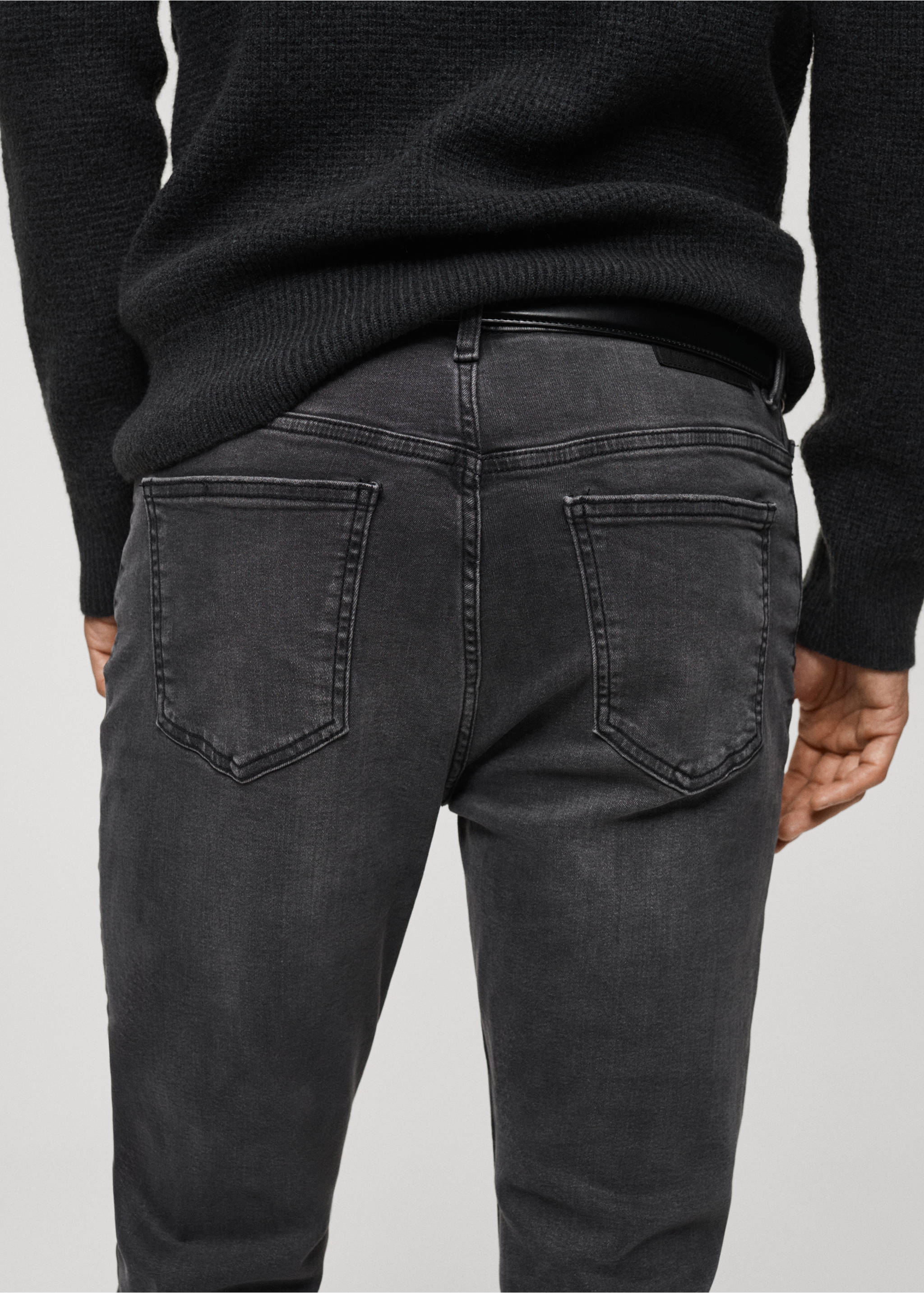 Jeans Jude skinny fit - Detalle del artículo 3, Gris oscuro. Ref: 77080373-00.
