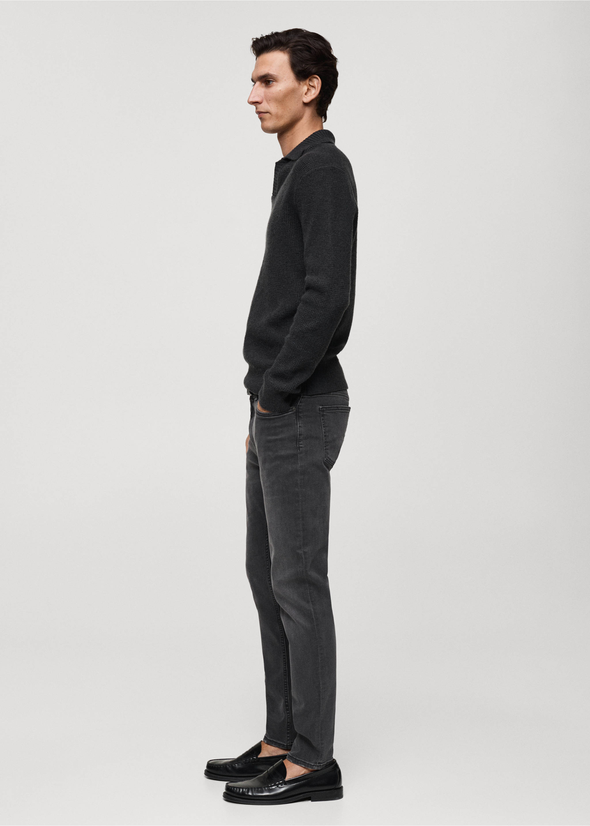 Jeans Jude skinny fit - Detalle del artículo 2, Gris oscuro. Ref: 77080373-00.