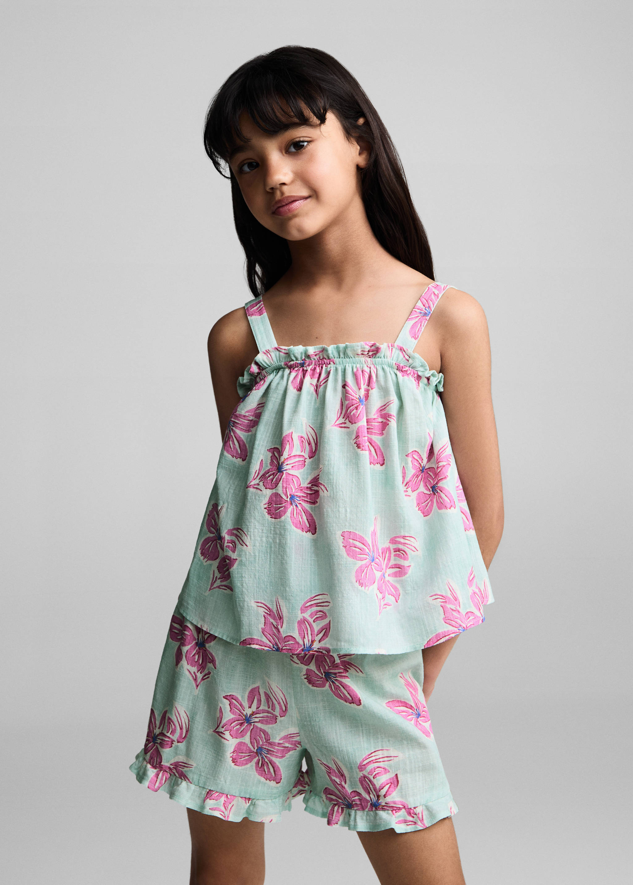 Floral print top - Medium plane