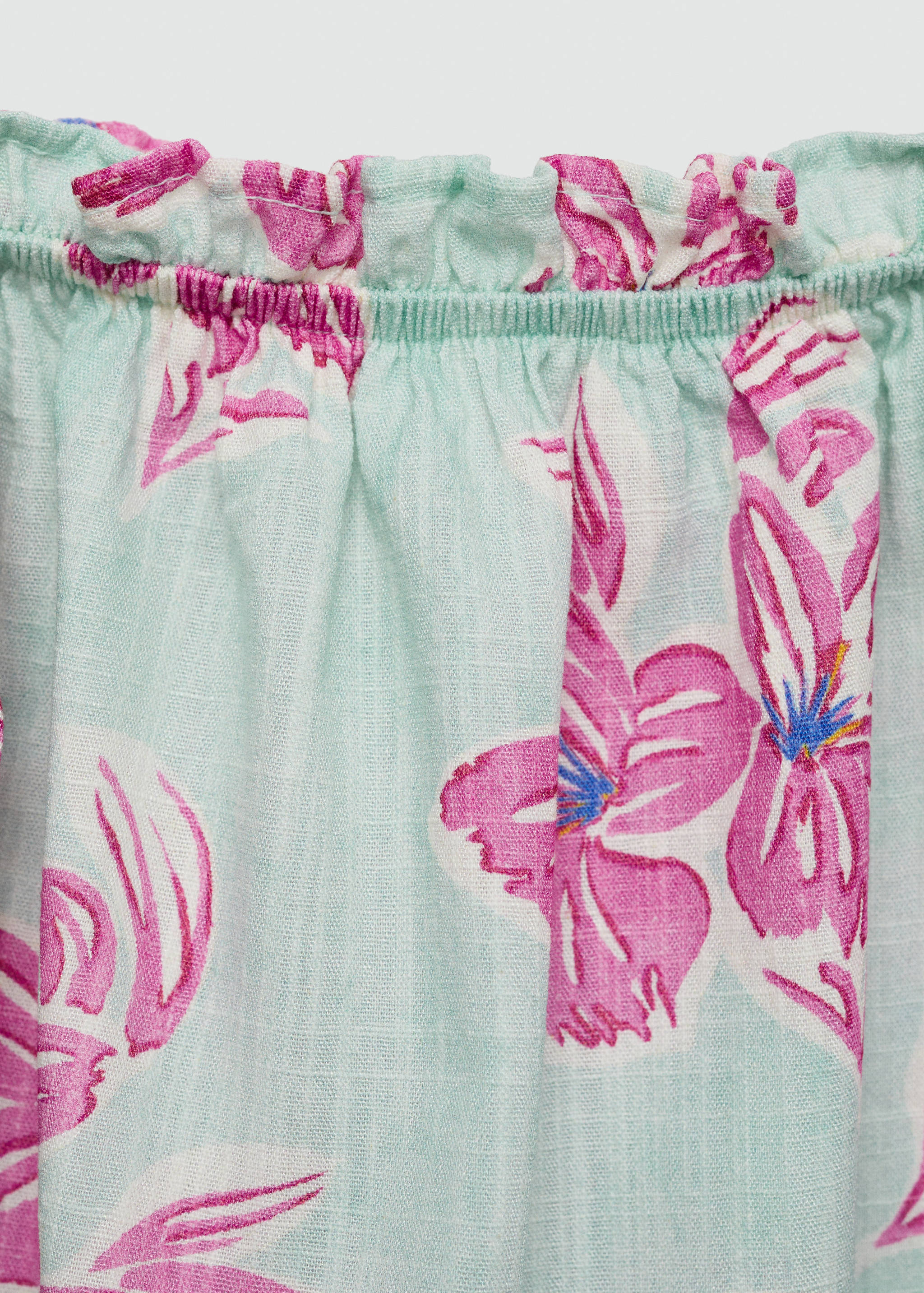 Floral print top - Details of the article 0