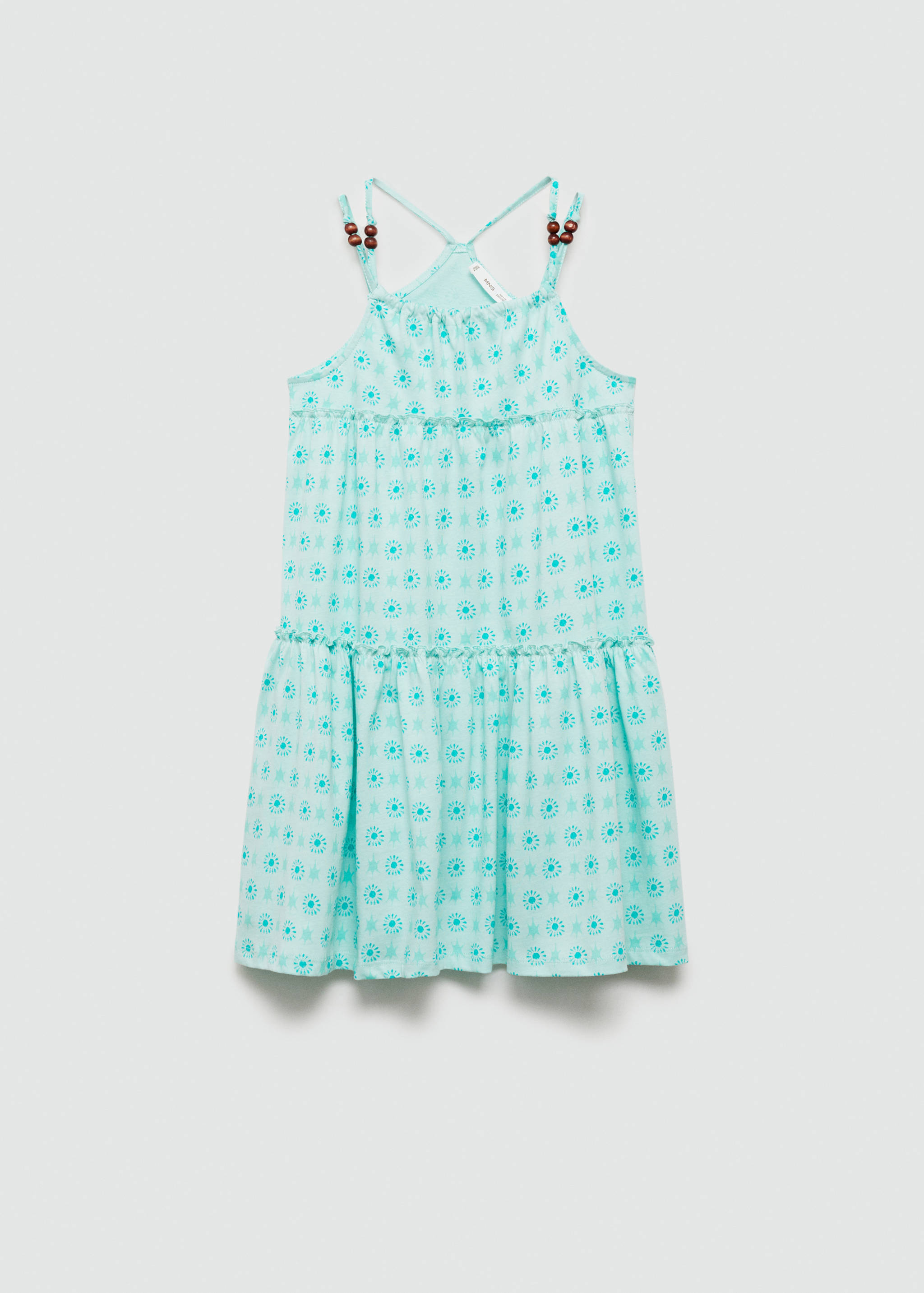 Printed beaded dress - Article without model