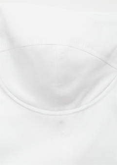 Strapless cropped top — White 7