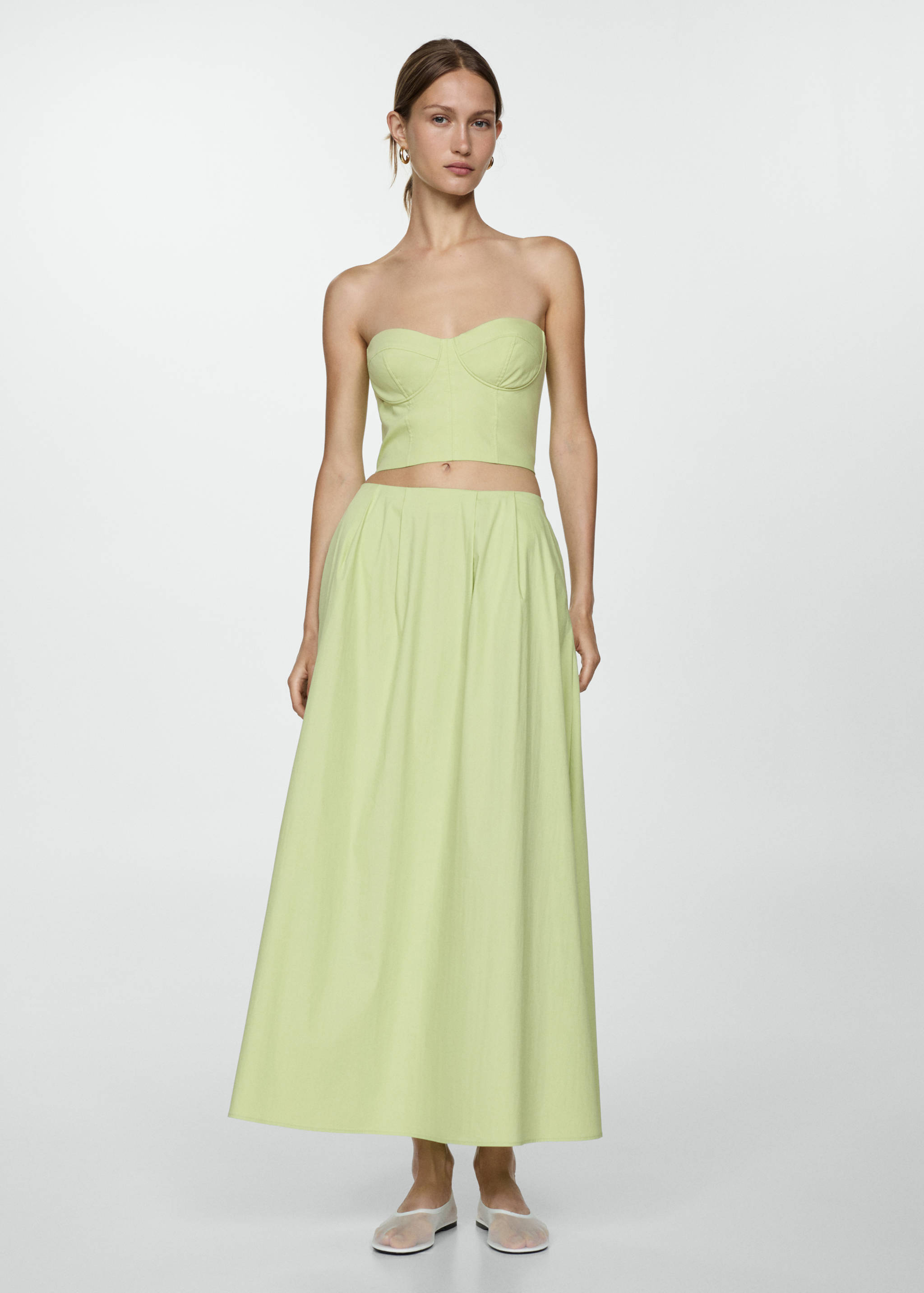 Crop top bustier - Plan général