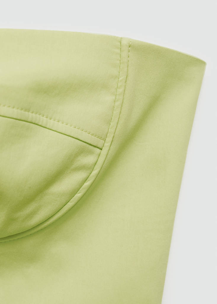 Strapless cropped top — Pastel Green