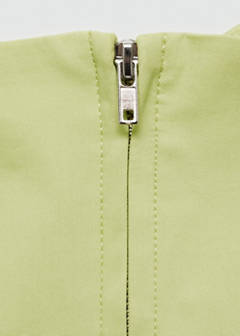 Strapless cropped top — Pastel Green 8