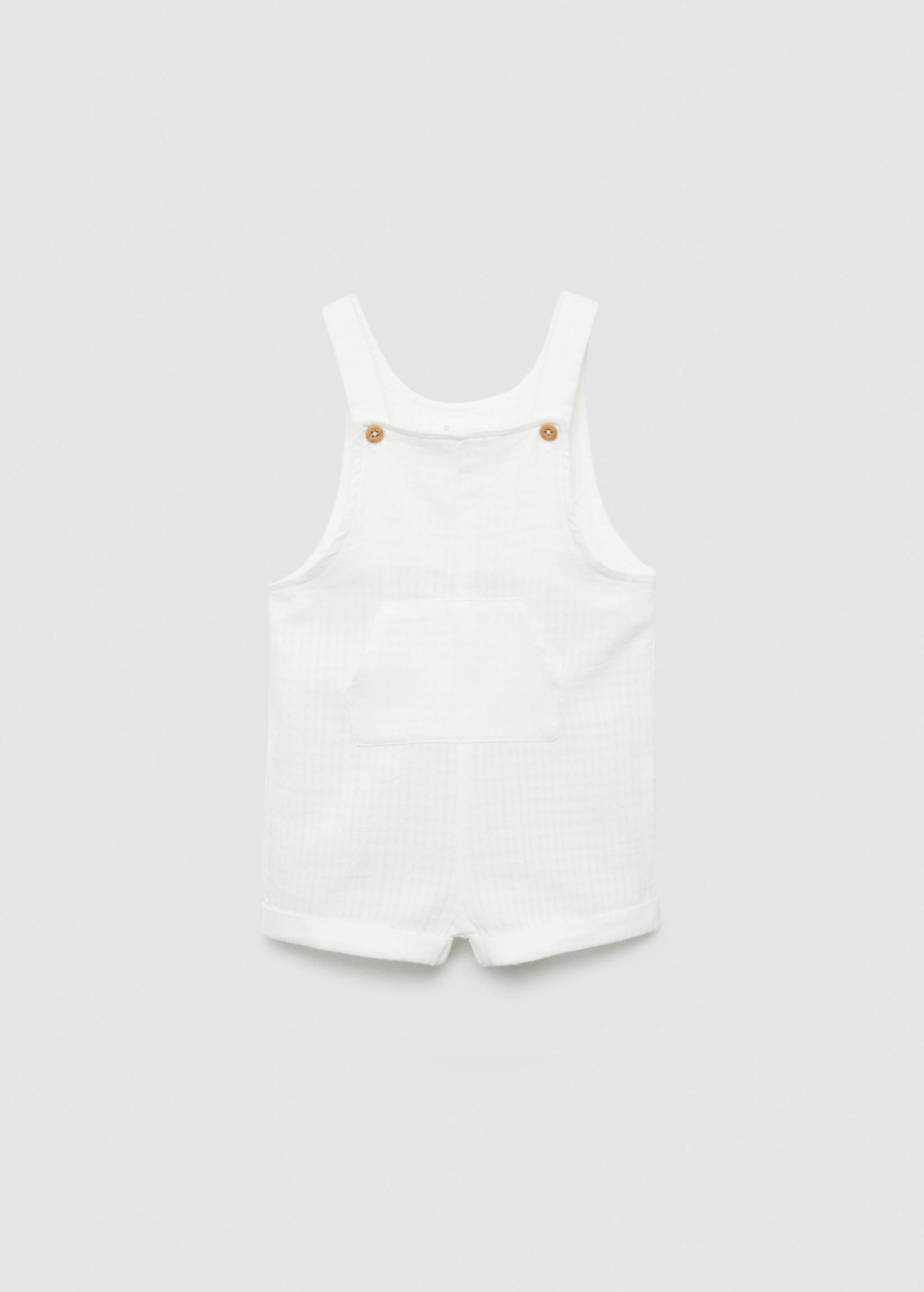 Short cotton dungarees - Article without model