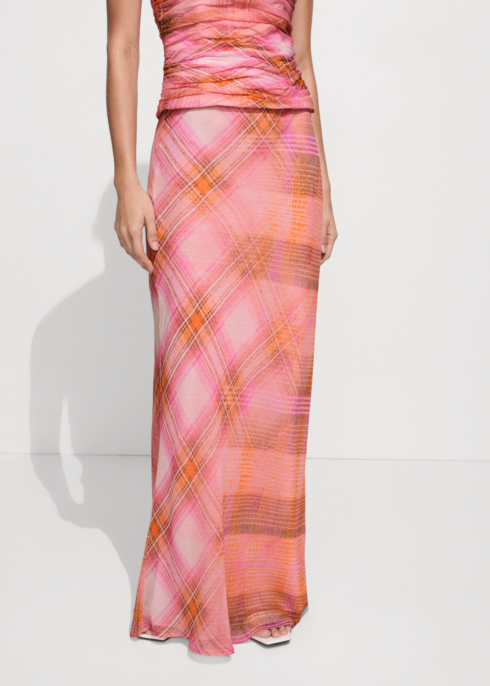 Printed long skirt - Medium plane