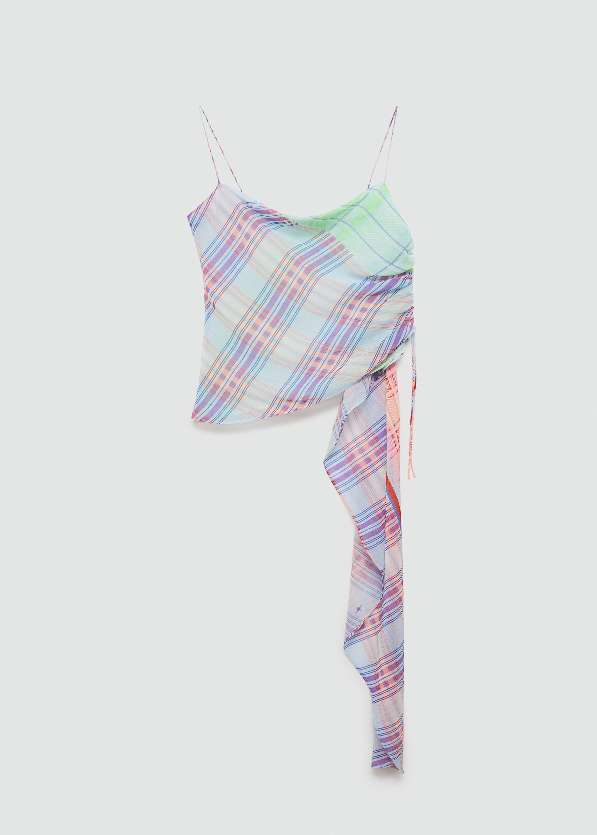 Asymmetrical ruffle top - Article without model