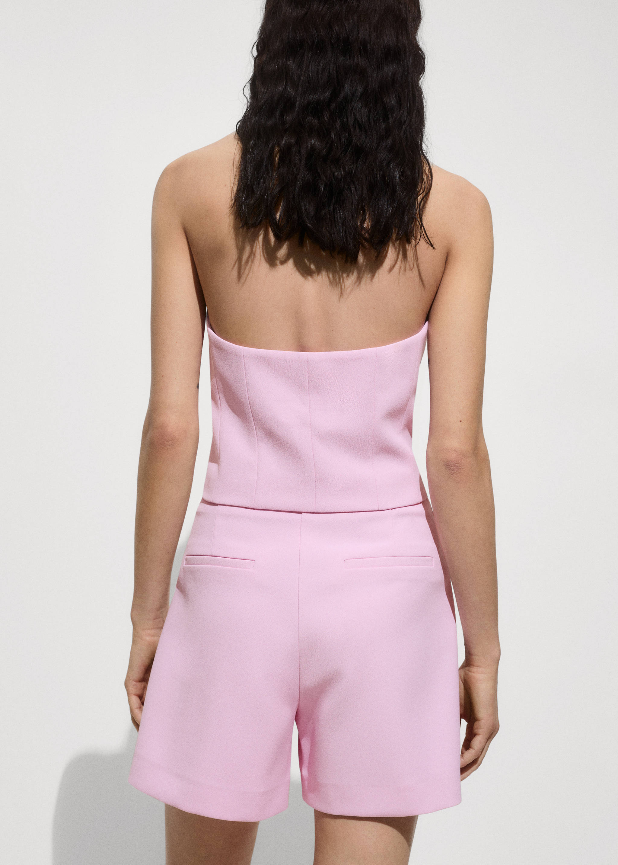 Gilet emmanchures américaines boutons - Verso de l’article