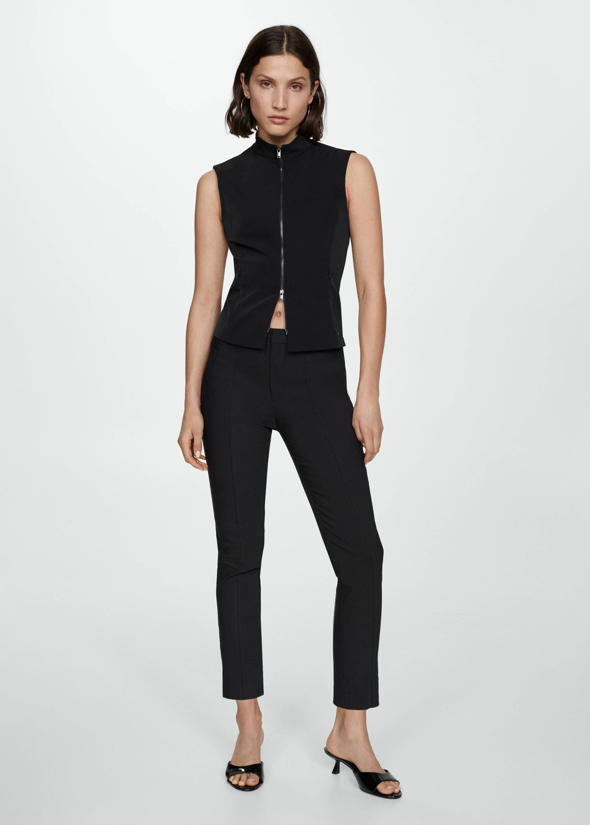 Crop skinny trousers - General plane