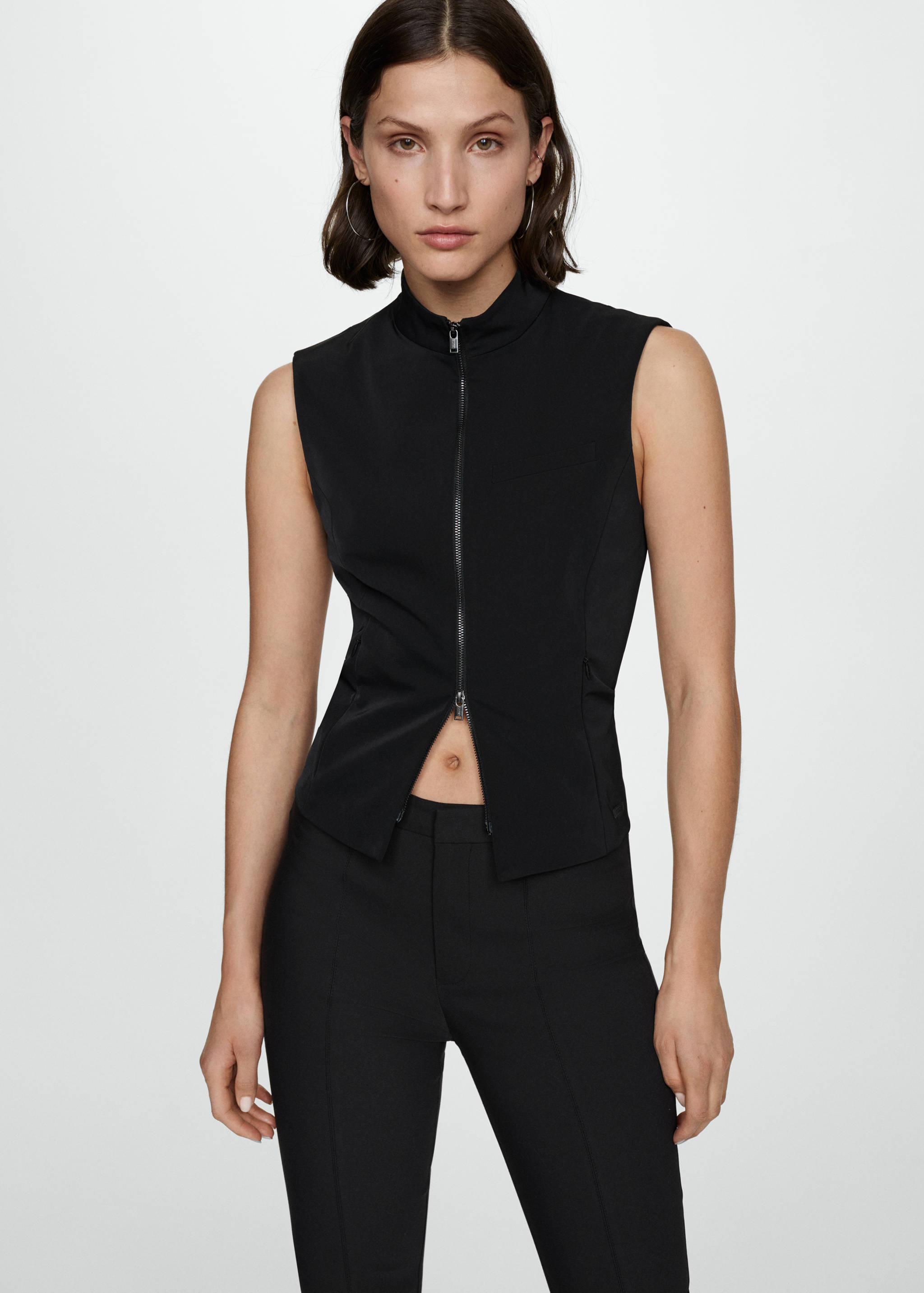 Crop skinny trousers - Details of the article 1