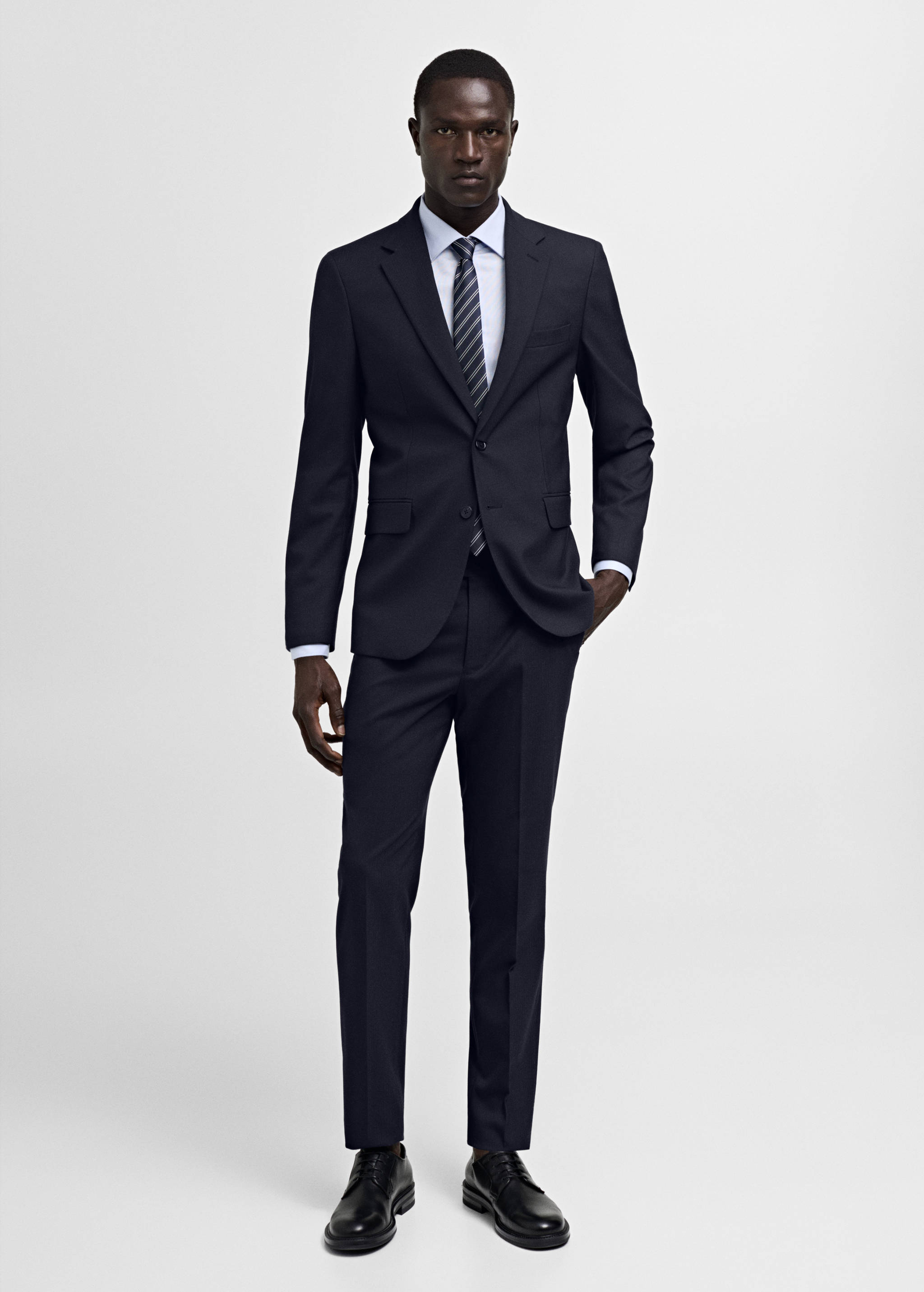 Veste costume slim-fit tissu comfort stretch - Plan général