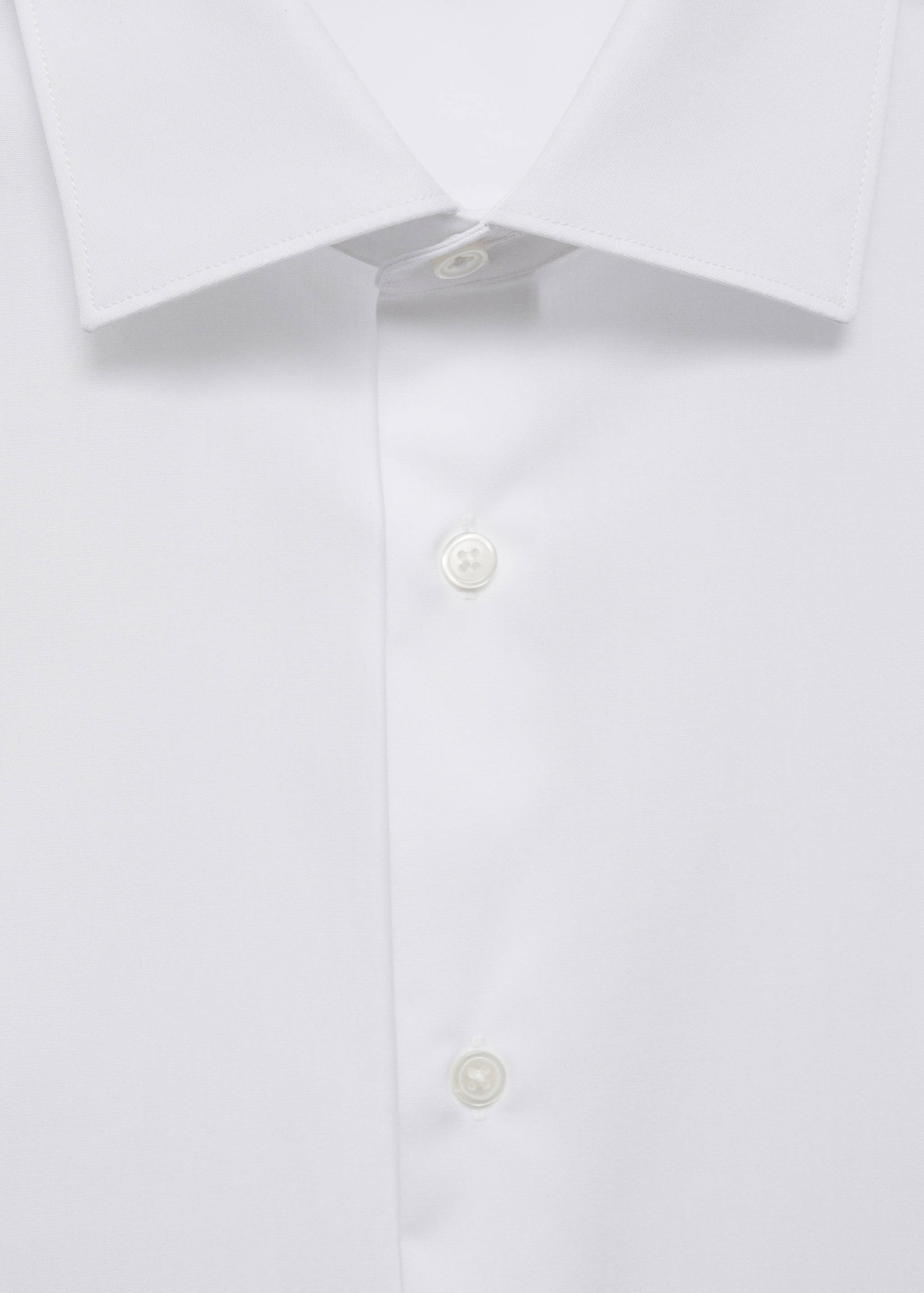 Slim-fit cotton poplin suit shirt - Details of the article 8