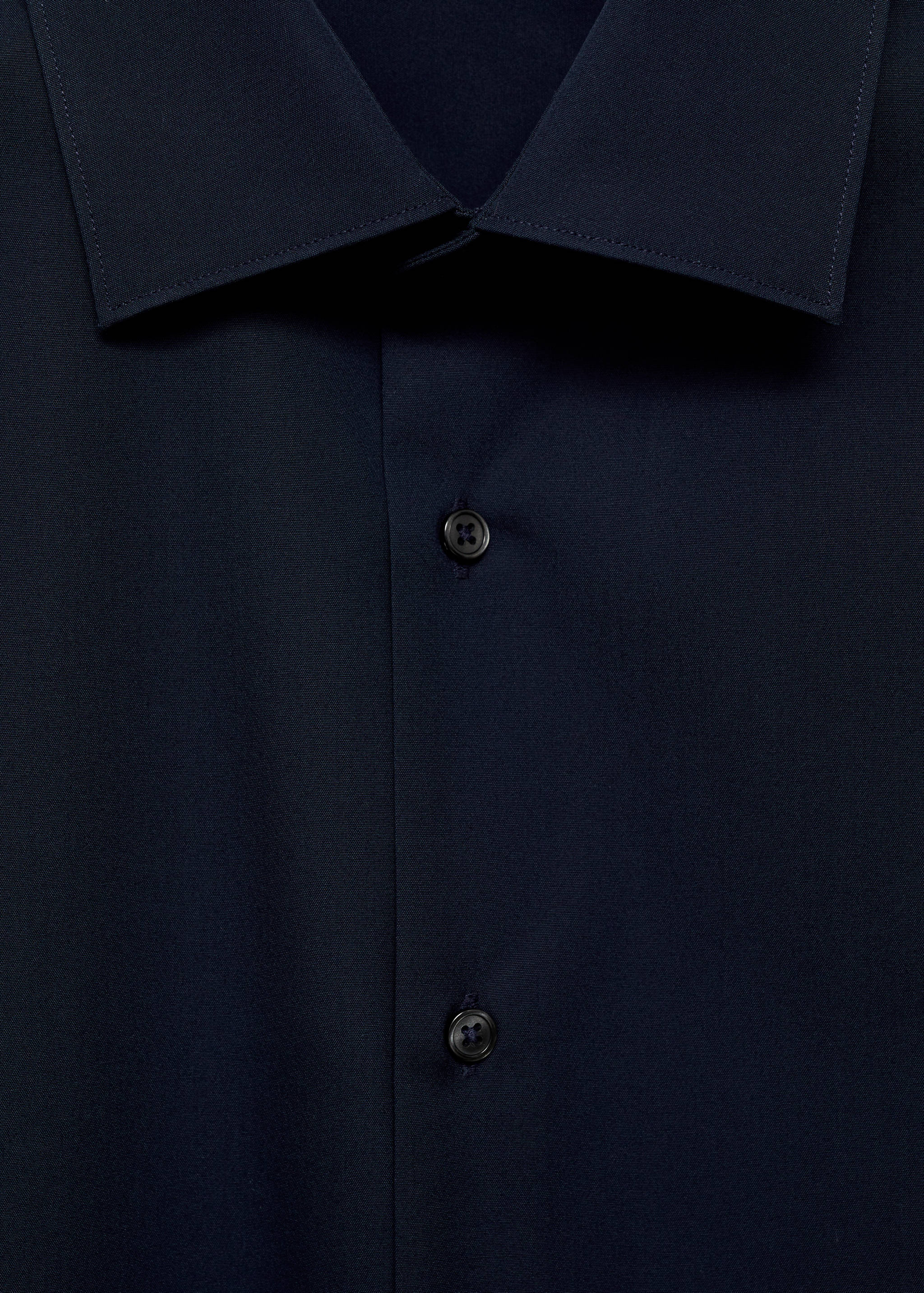 Slim-fit cotton poplin suit shirt - Details of the article 8
