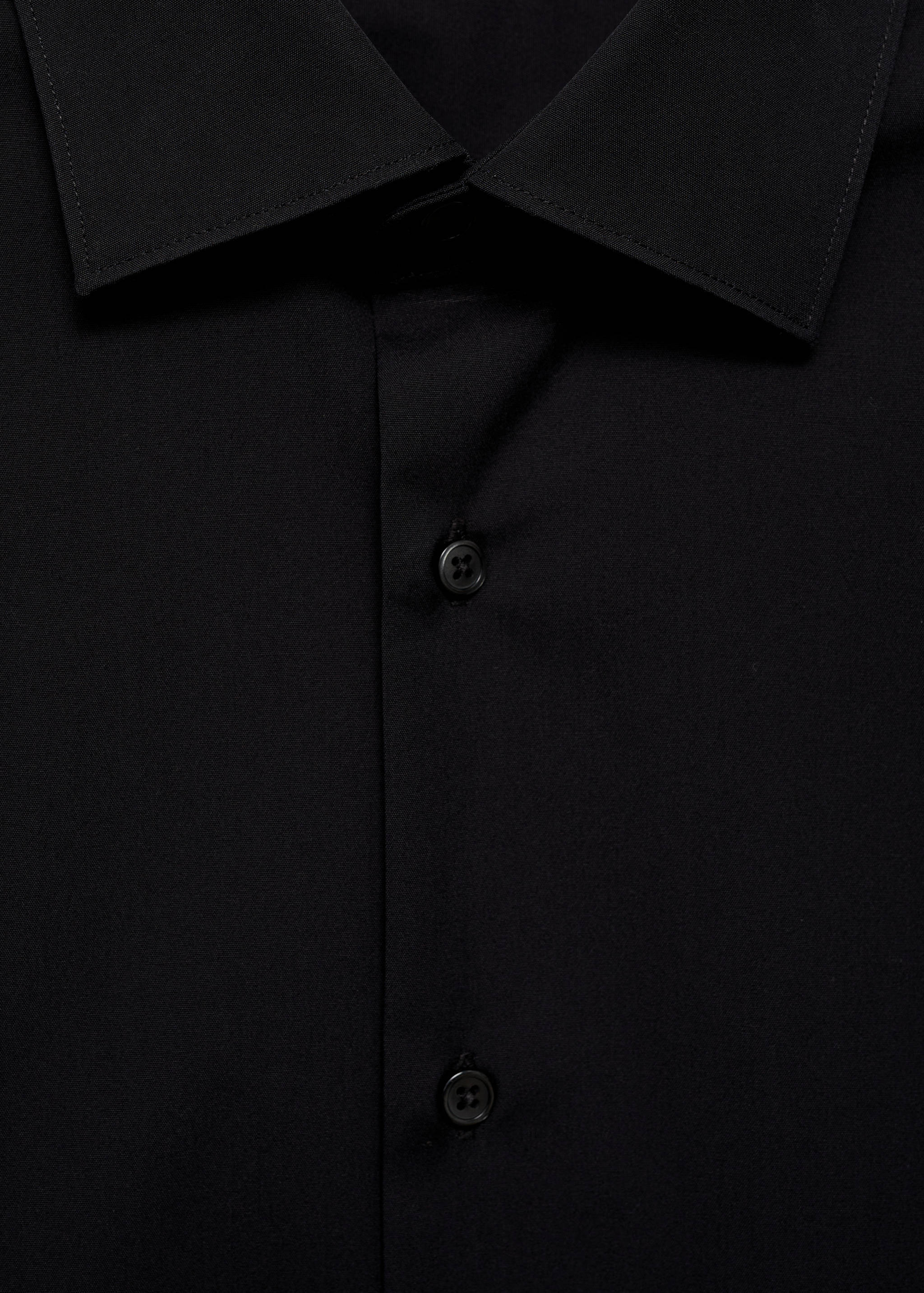 Slim-fit cotton poplin suit shirt - Details of the article 8