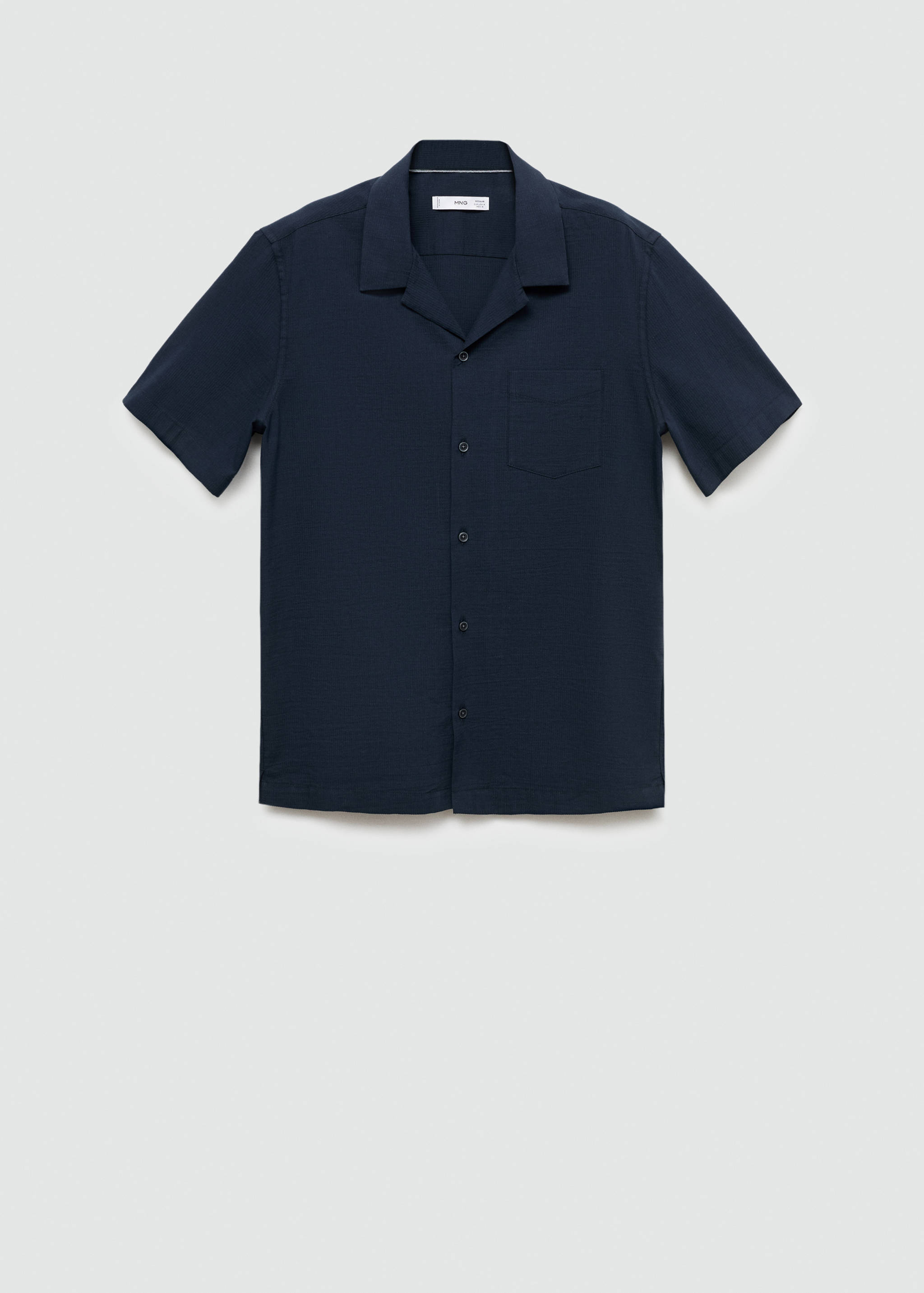 Chemise regular-fit 100 % coton seersucker - Article sans modèle