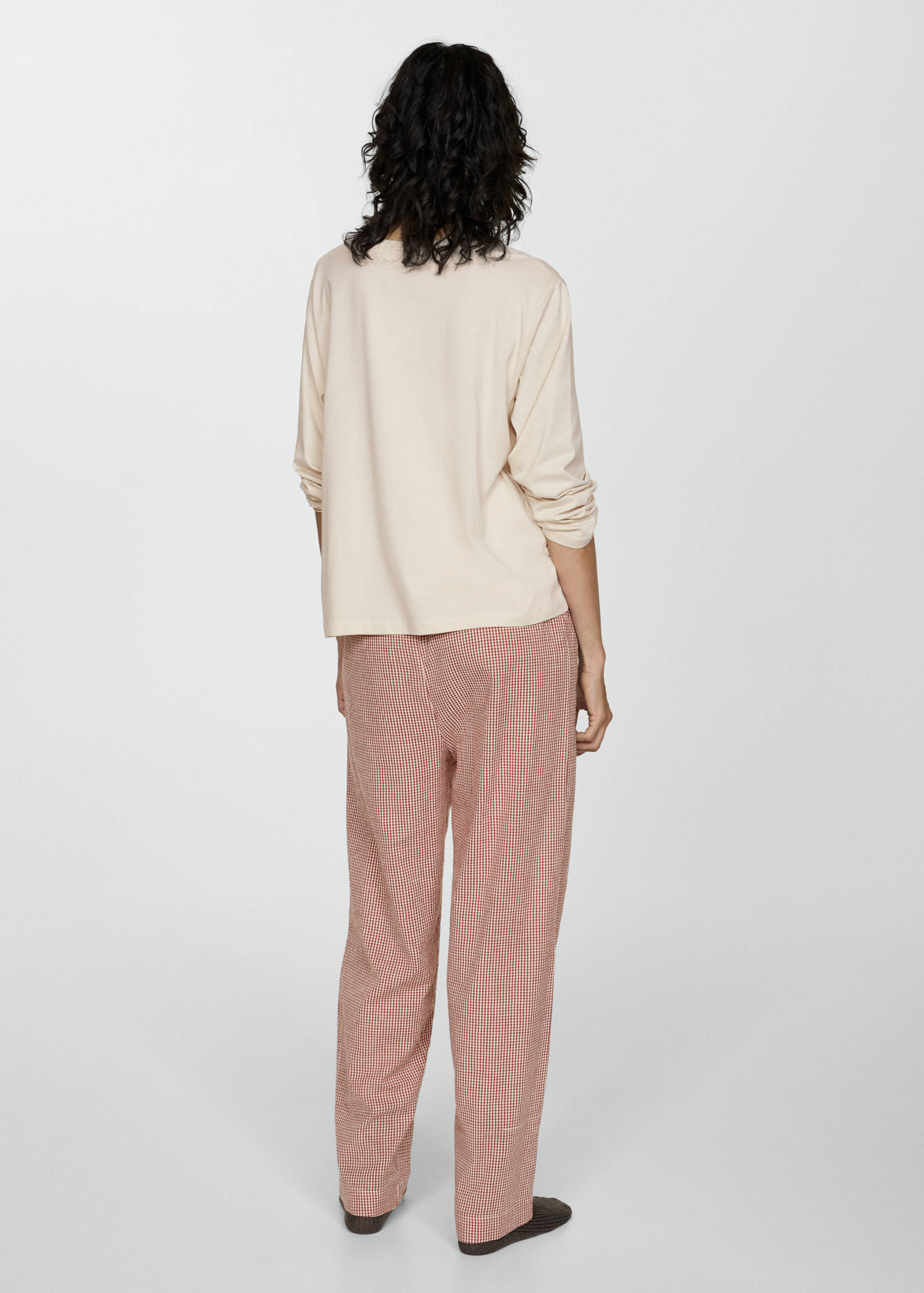 Pijama dos piezas algodón - Reverso del artículo