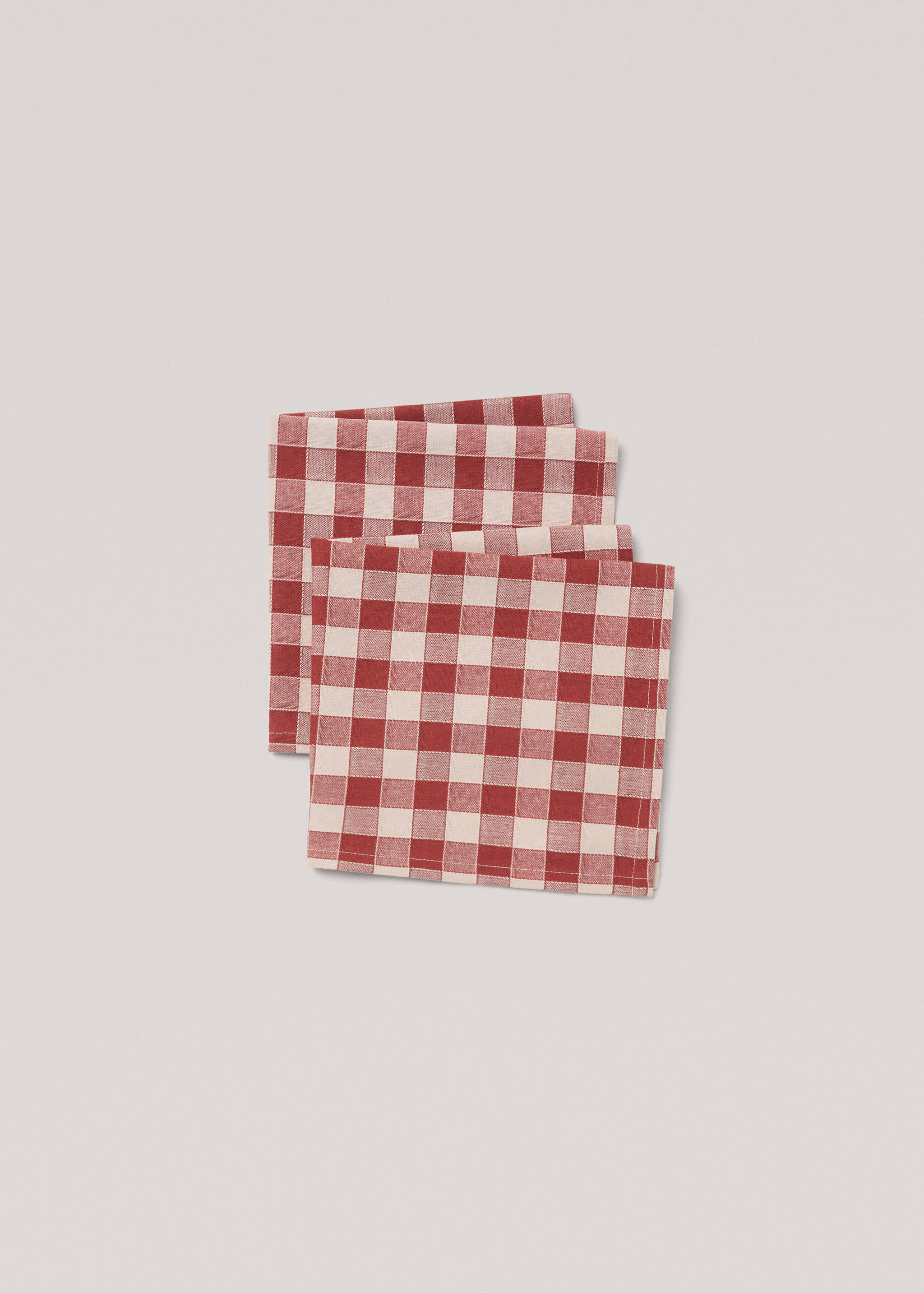 Cotton check napkin - Article without model