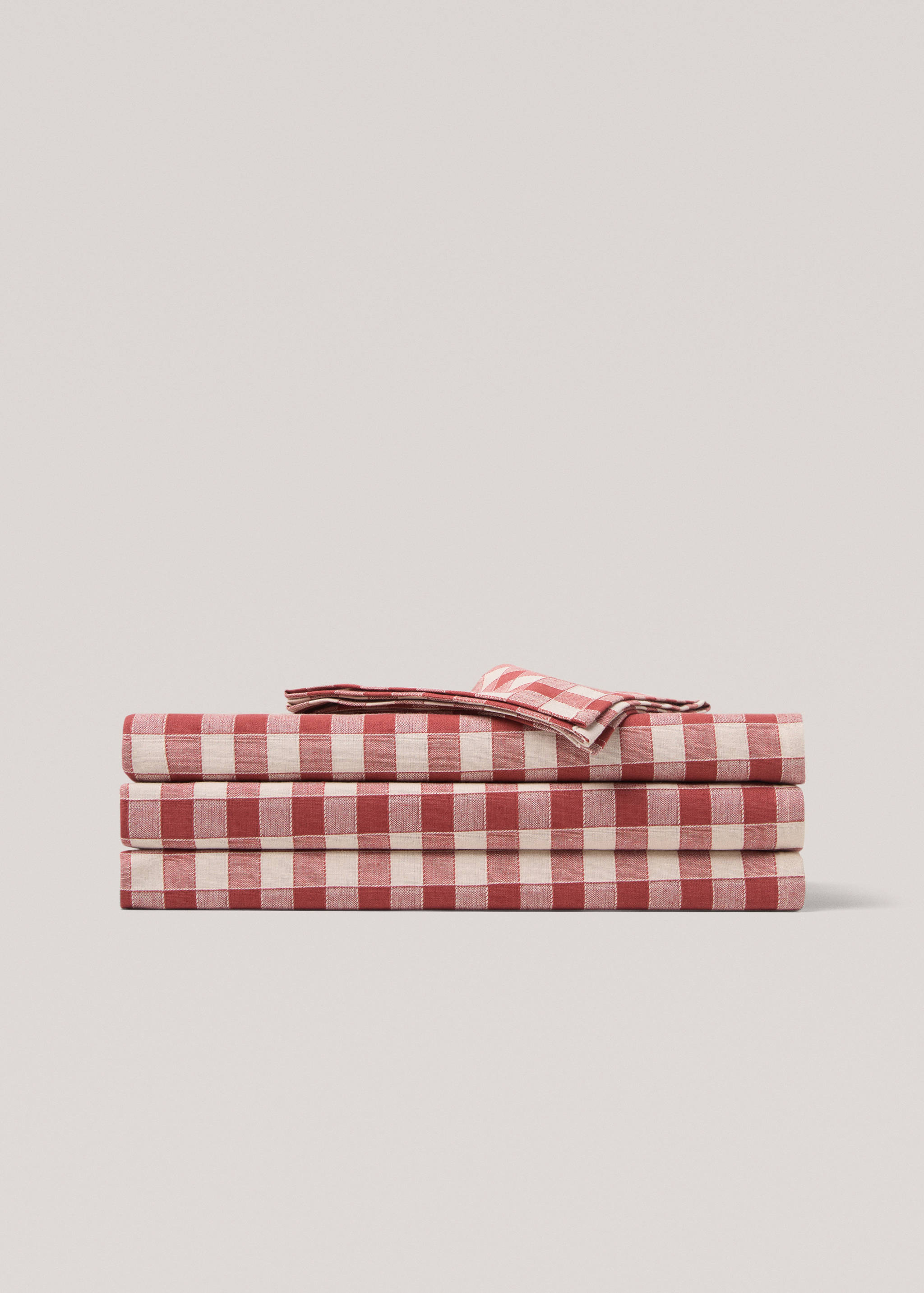 Cotton check napkin - Details of the article 3