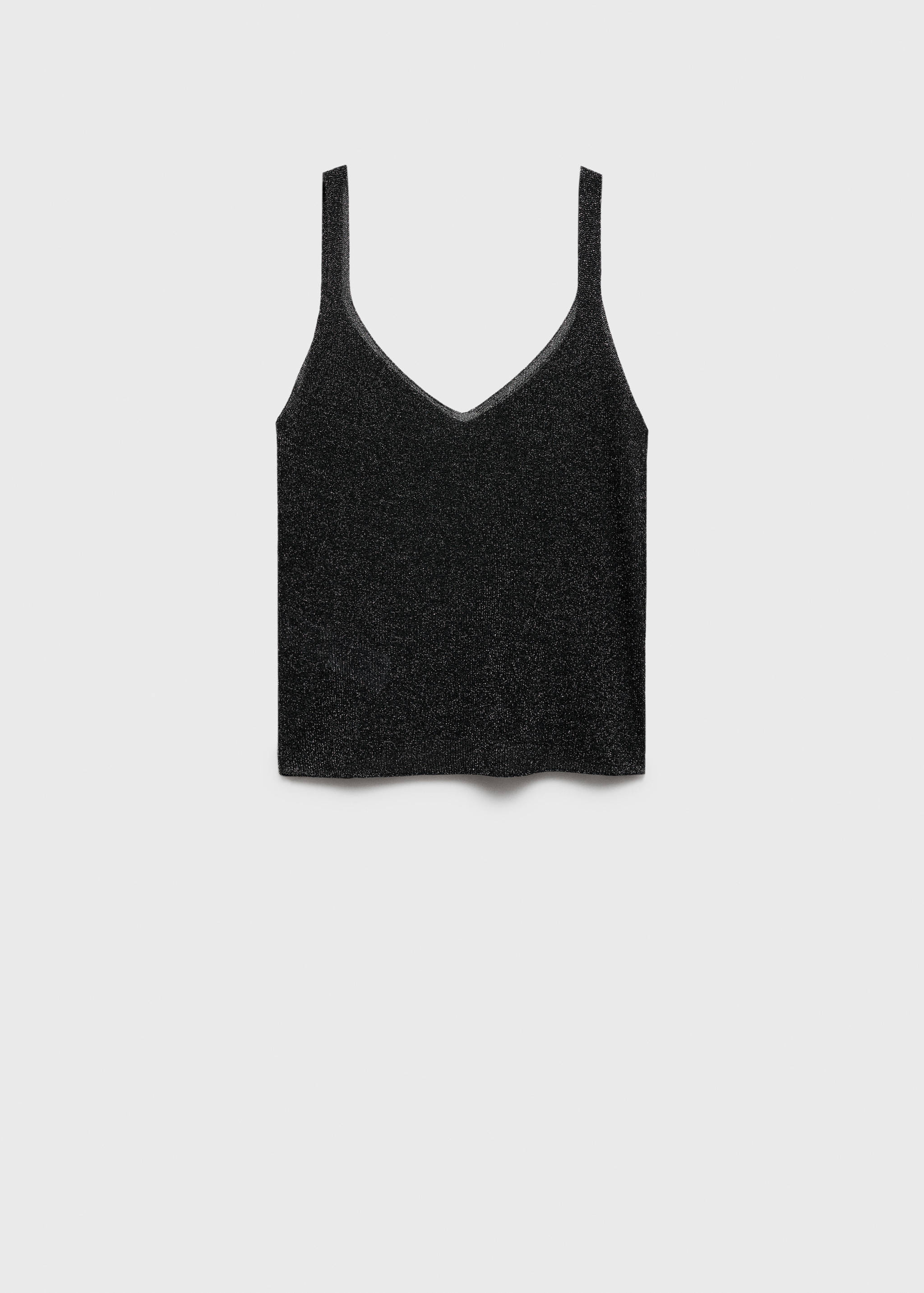 Lurex knitted top - Article without model