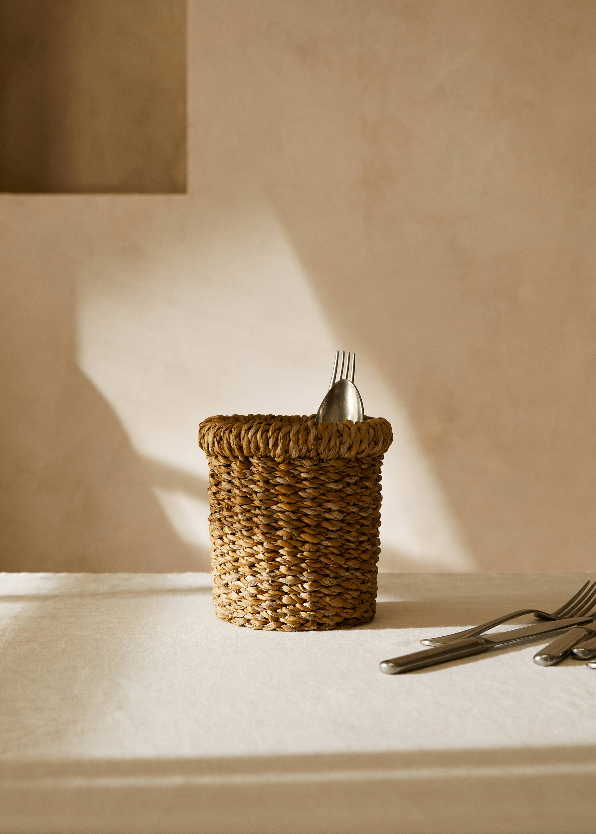 Natural fibre cylindrical basket - Details of the article 9
