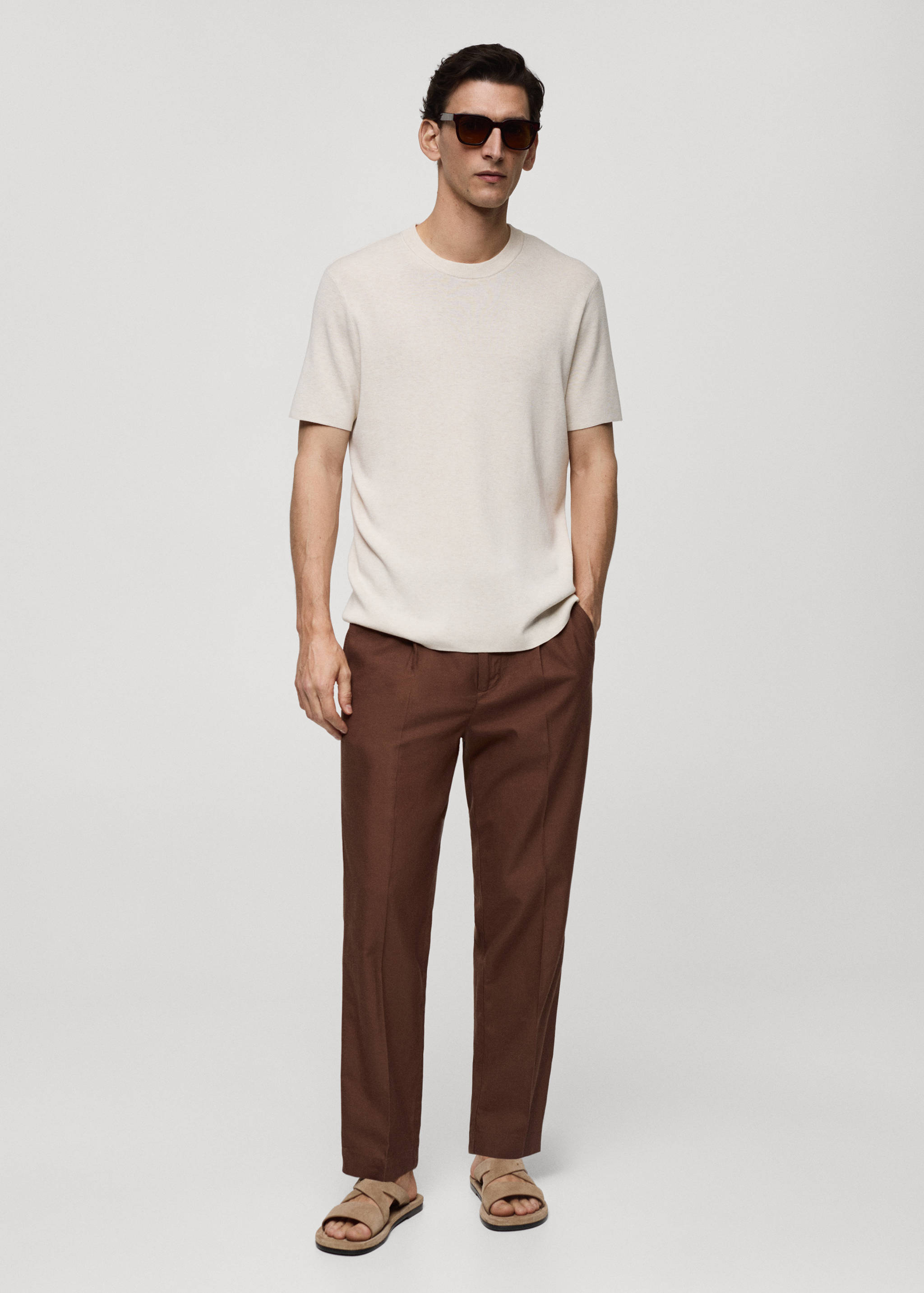 T-shirt maille coton - Plan général