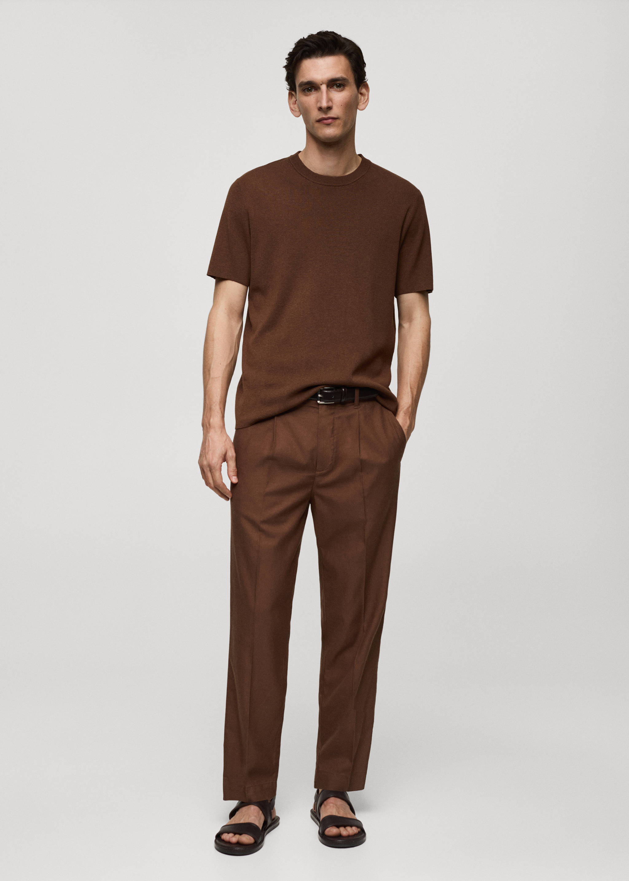 T-shirt maille coton - Plan général