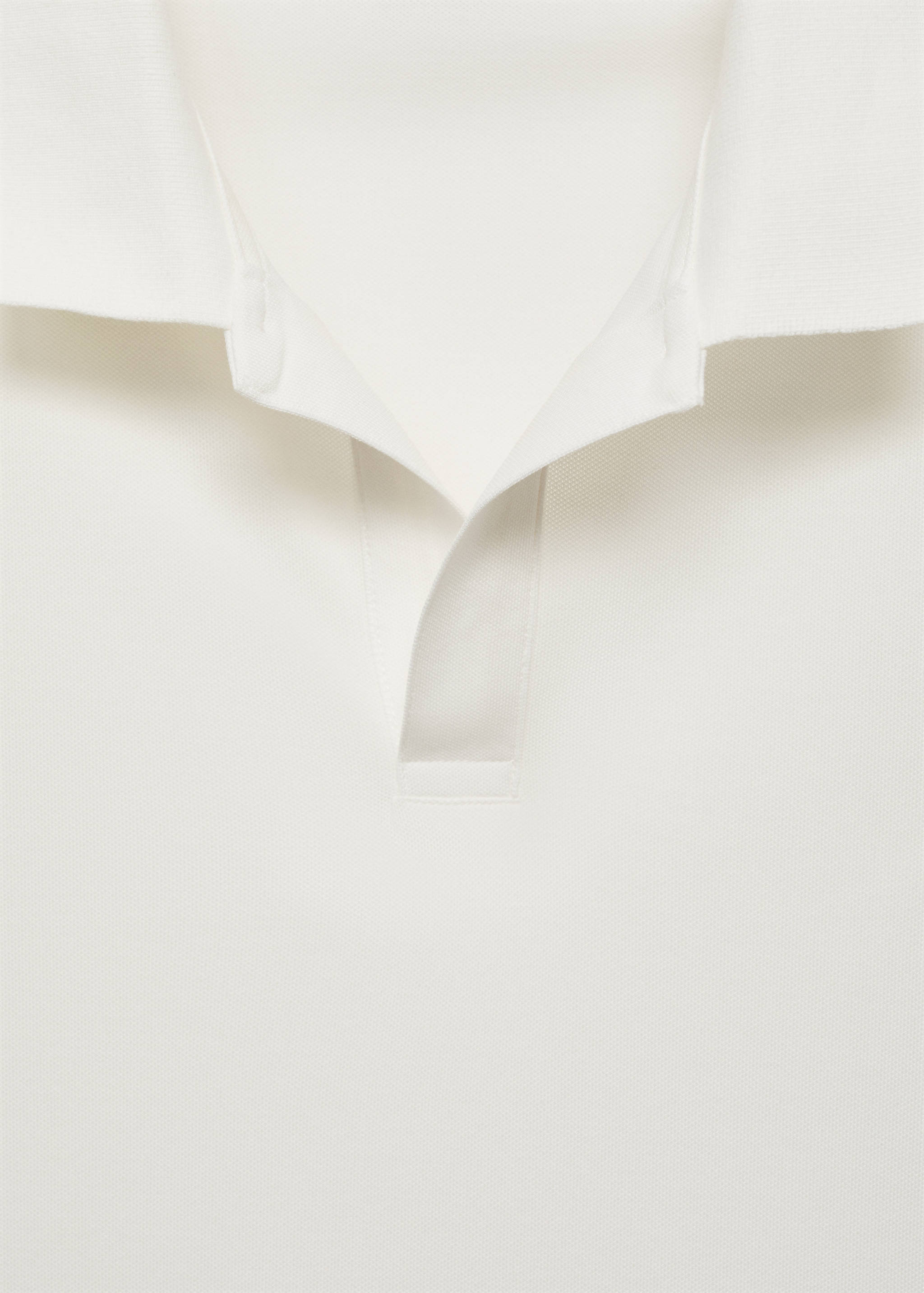 Slim-fit cotton-piqué polo shirt - Details of the article 8