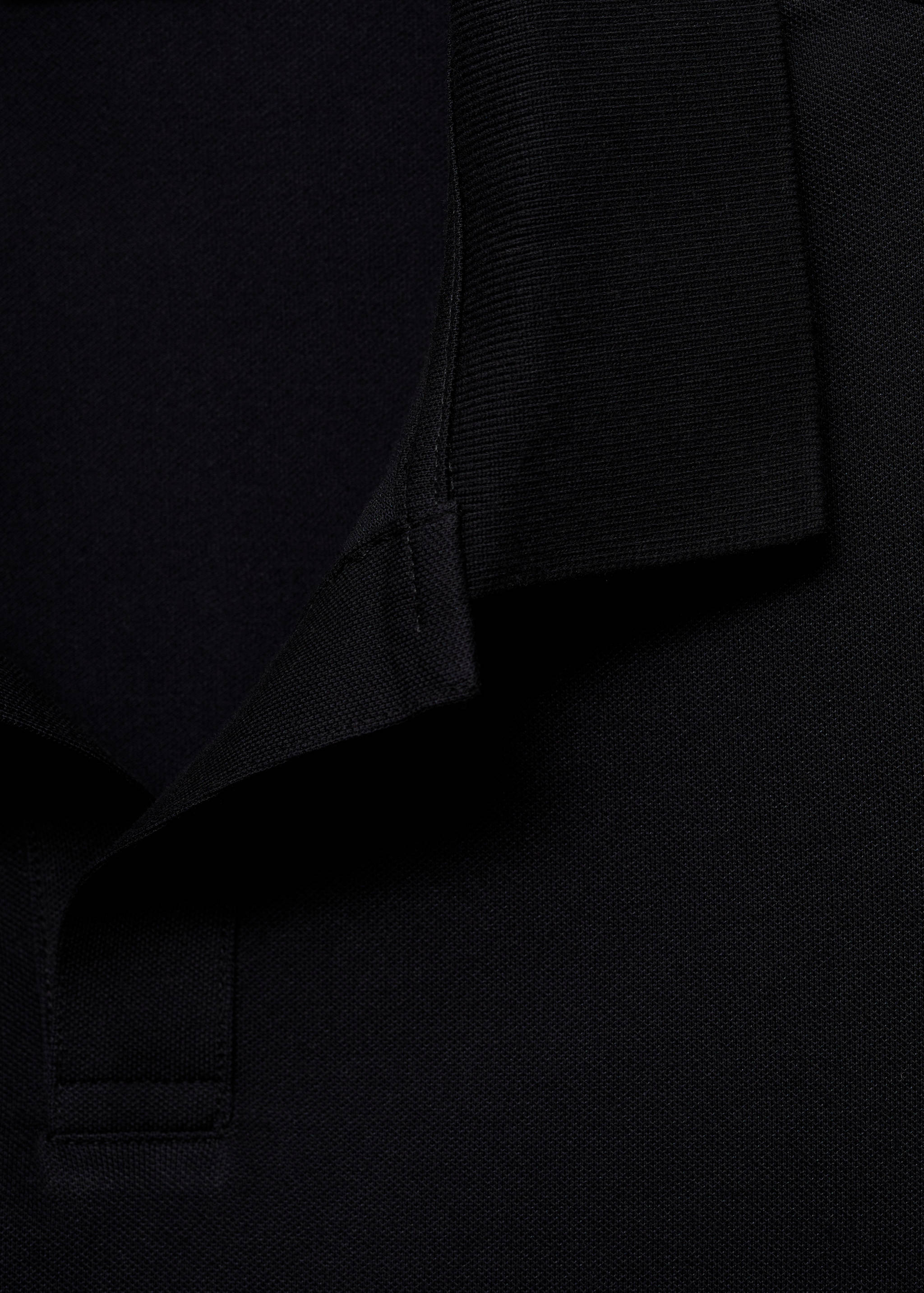 Slim-fit cotton-piqué polo shirt - Details of the article 8