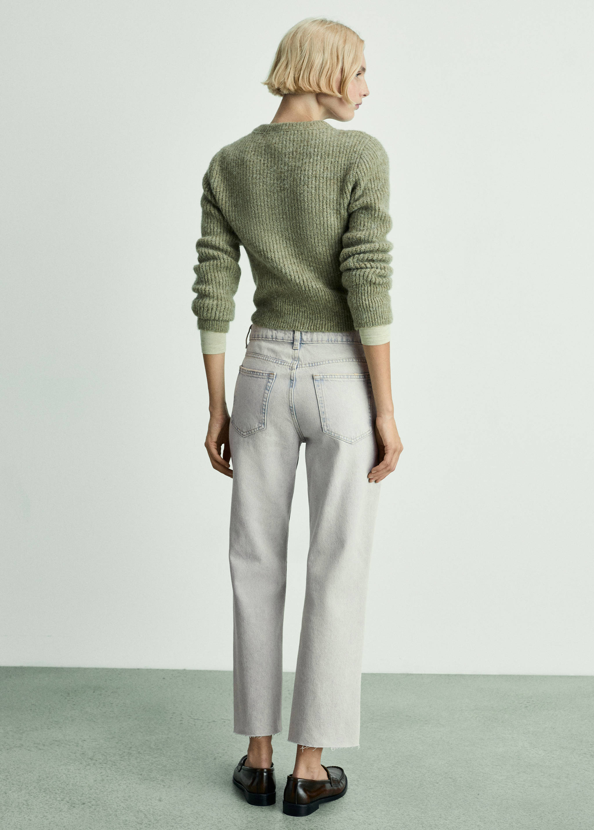 Blanca straight-fit cropped jeans - Reverse of the article