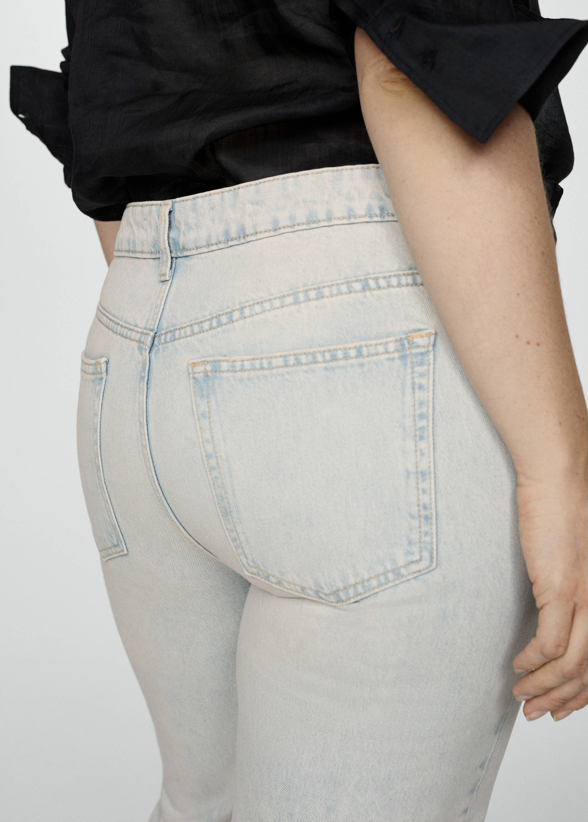 Blanca straight-fit cropped jeans - Details of the article 5