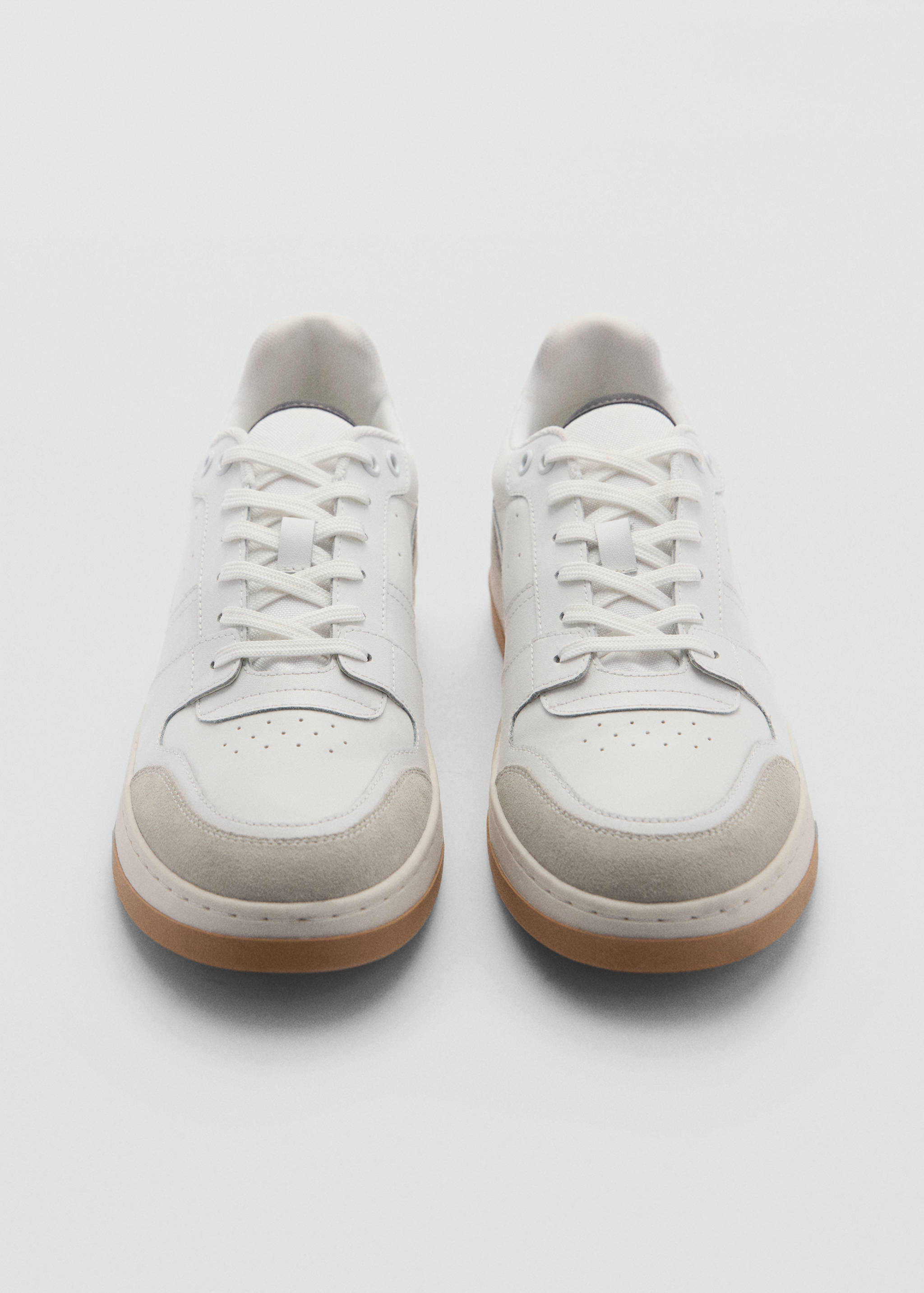 Leather mixed sneakers - Details of the article 3