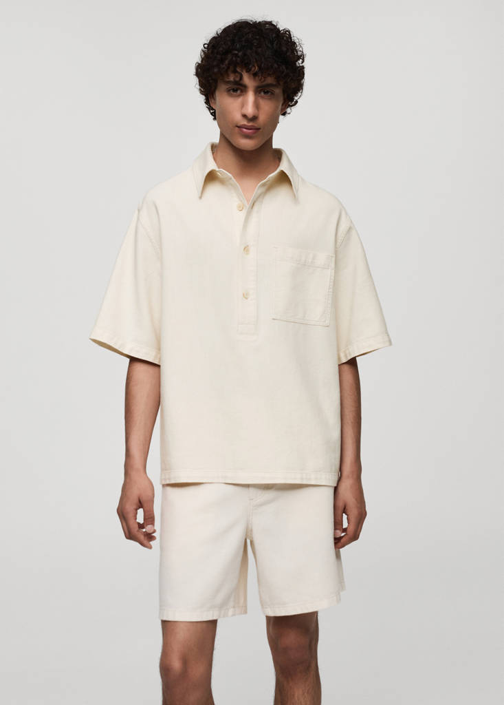 Relaxed-fit polo shirt — Off White