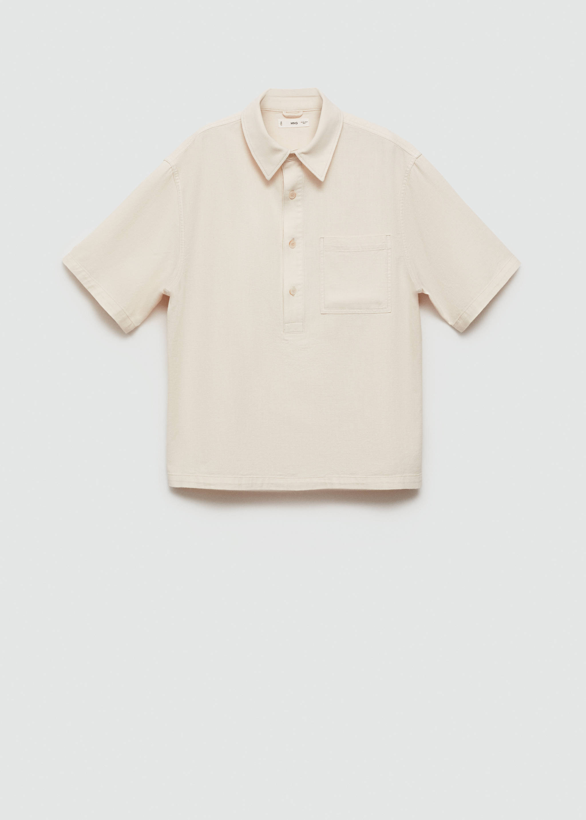 Chemise type polo relaxed-fit - Article sans modèle