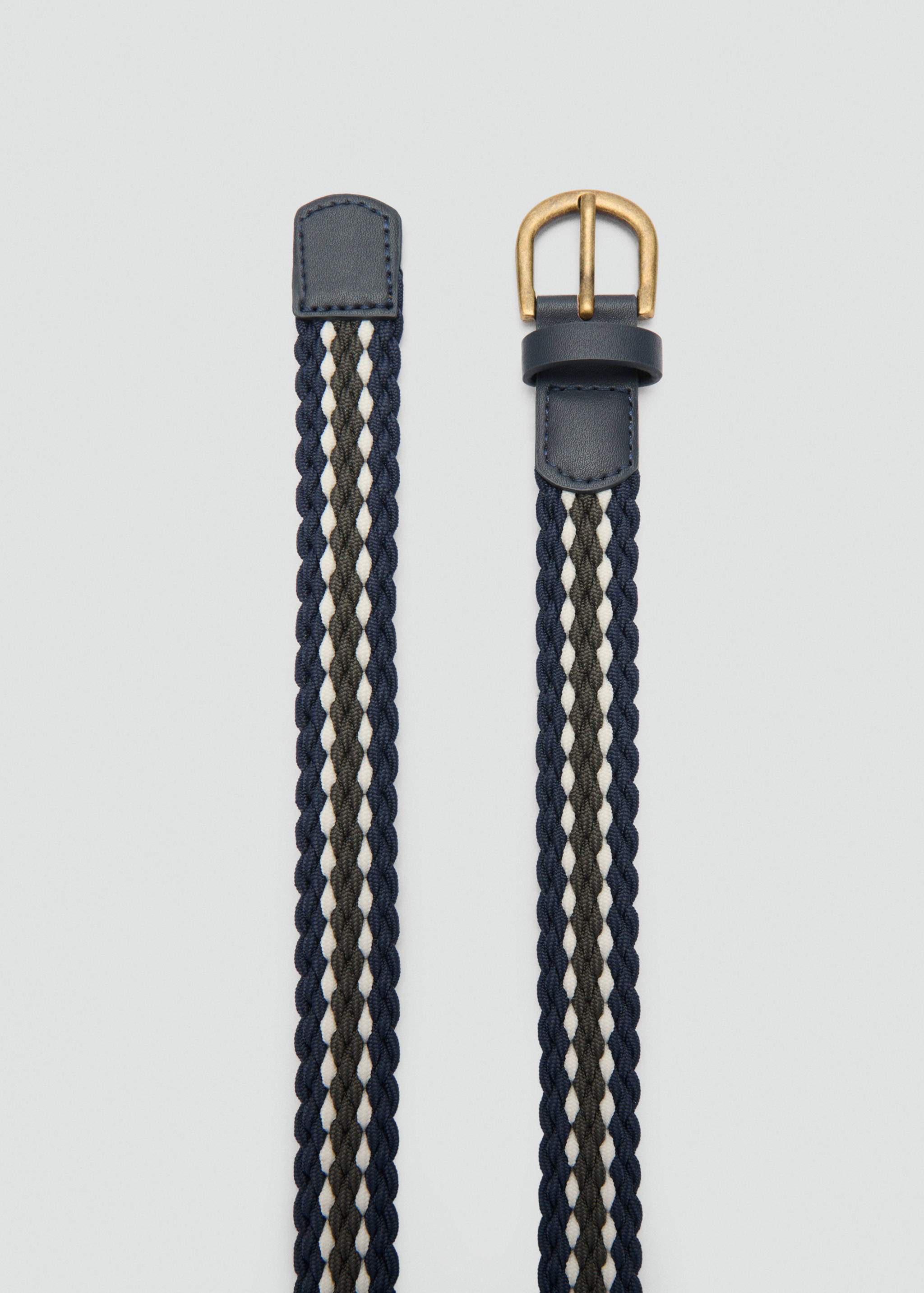 حزام مجدول متعدد الألوان - تفاصيل المنتج 1