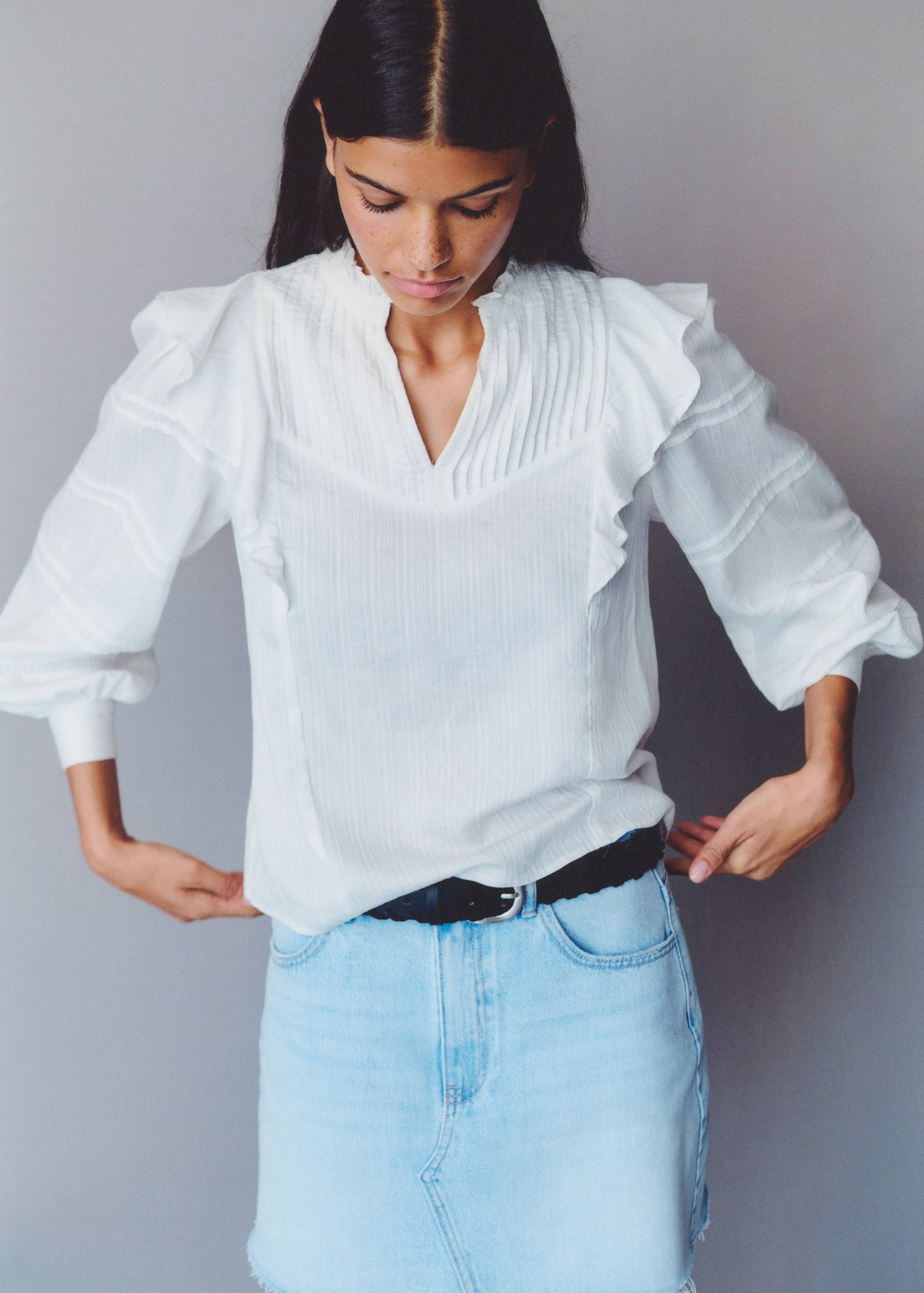 Minijupe en jean - Détail de l'article 7