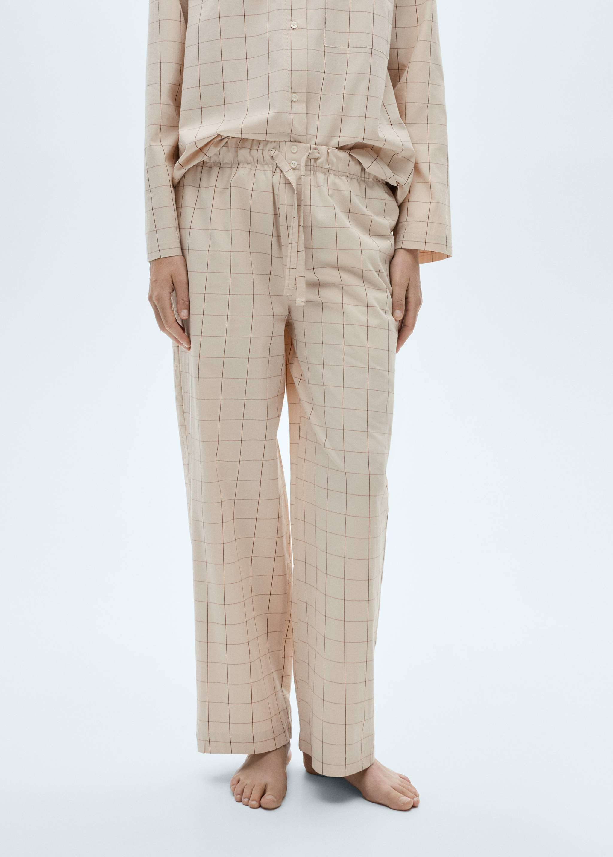 Two-piece check pyjamas - Details of the article 6