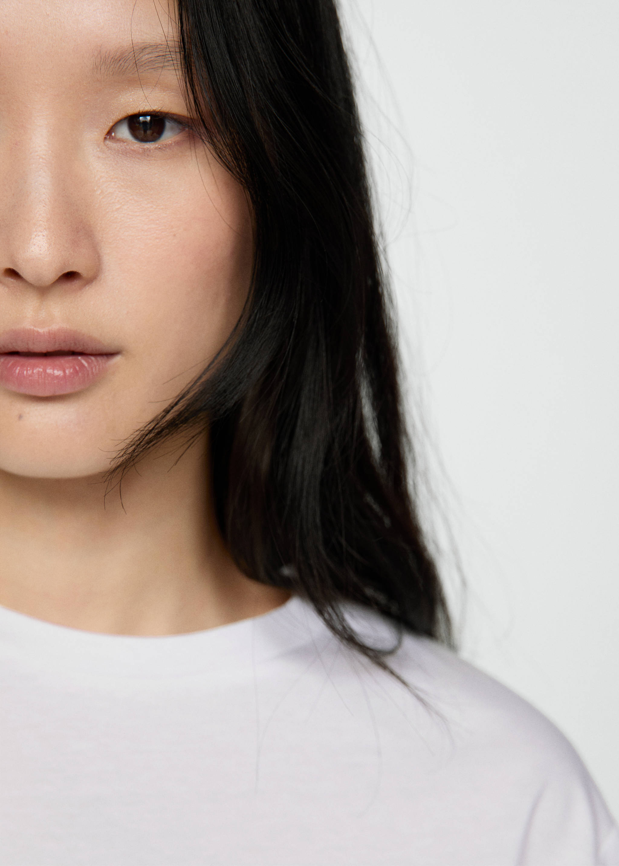 Gingham-check two-piece pyjamas - Details of the article 1