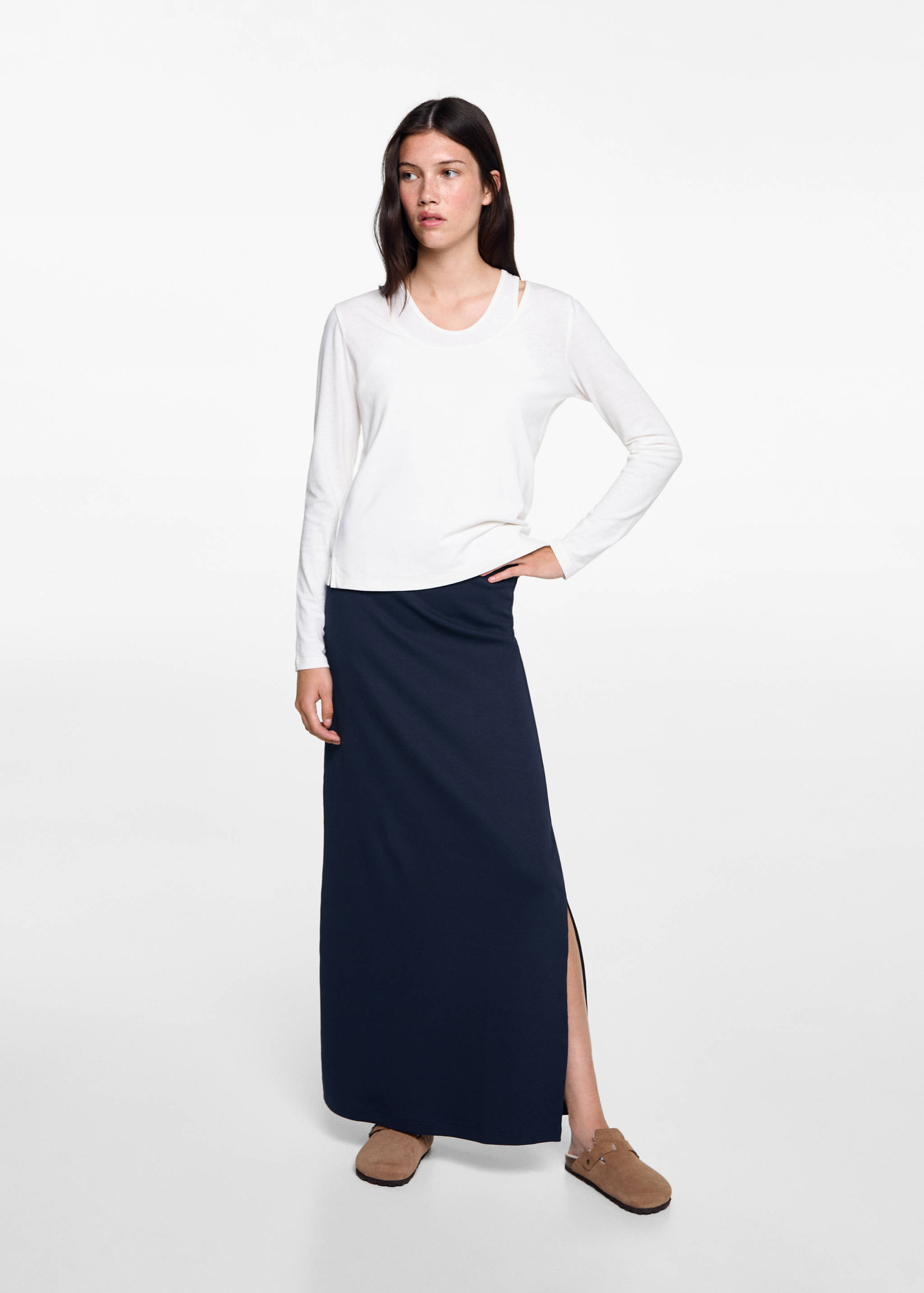 Midi skirt - General plane
