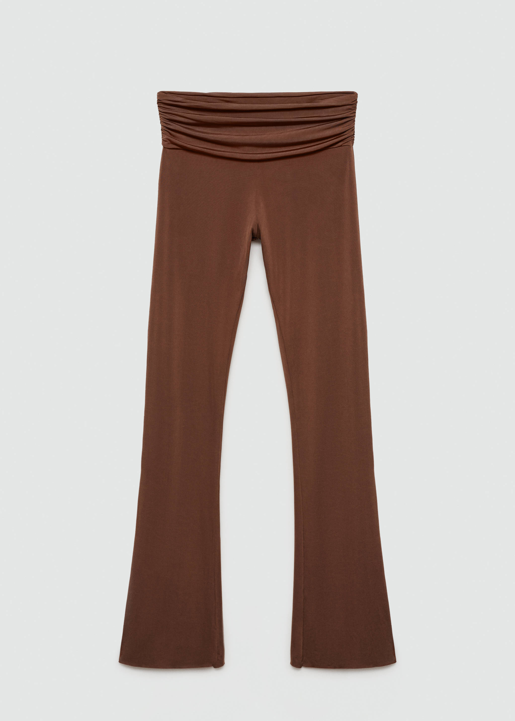Draped turn-up trousers - Article without model