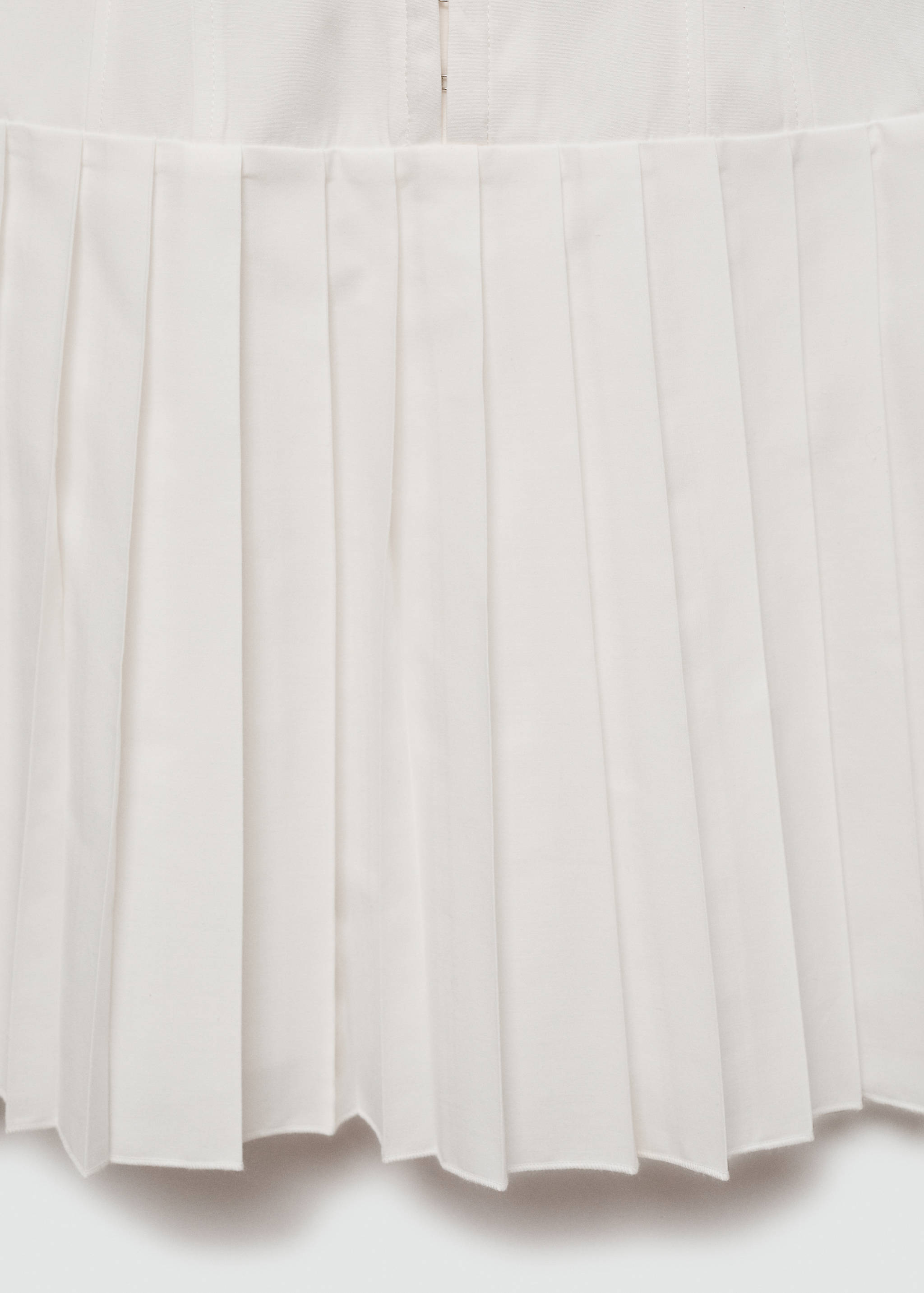 Pleated short dress - Details of the article 0