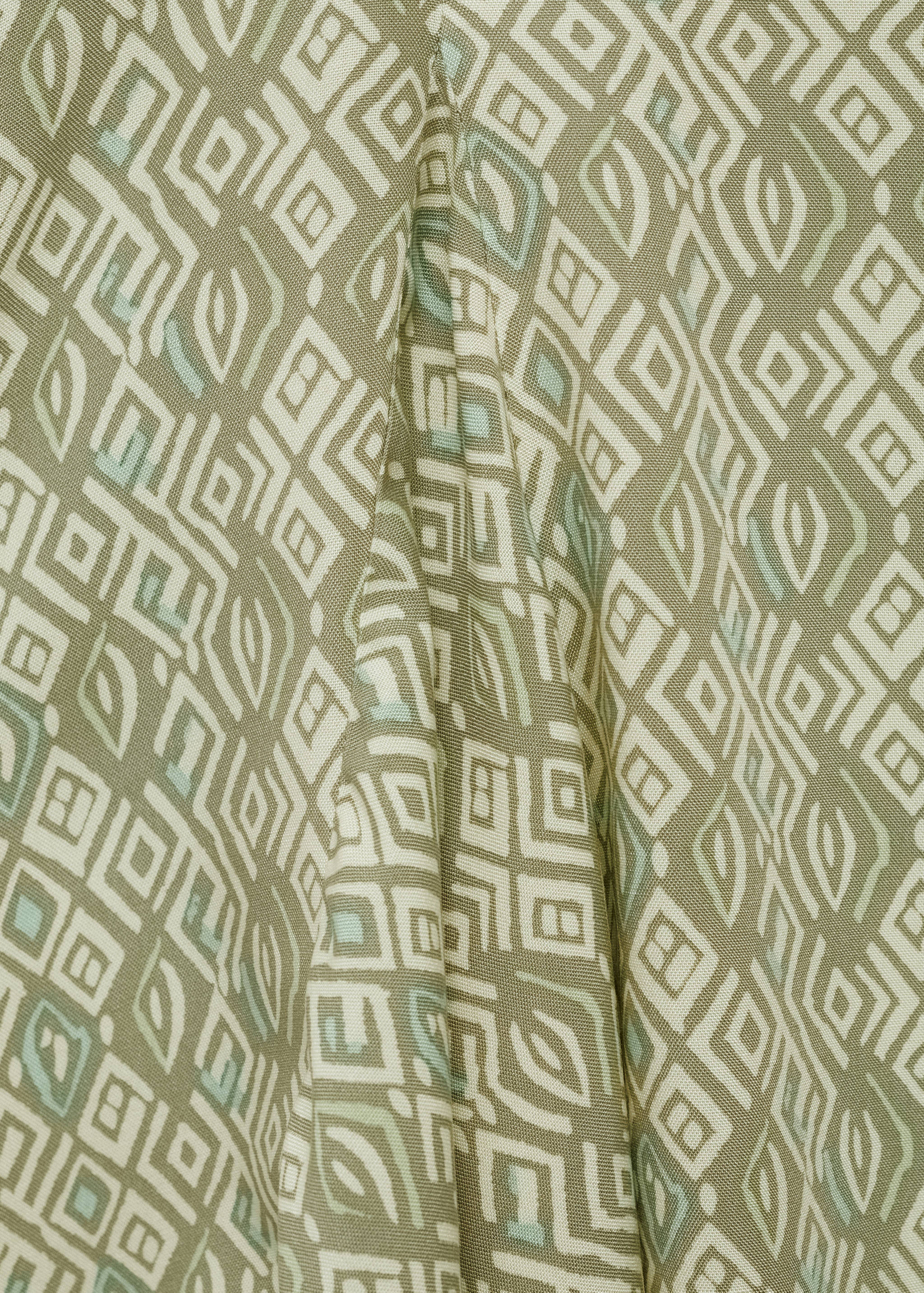 Asymmetrical printed skirt - Details of the article 8