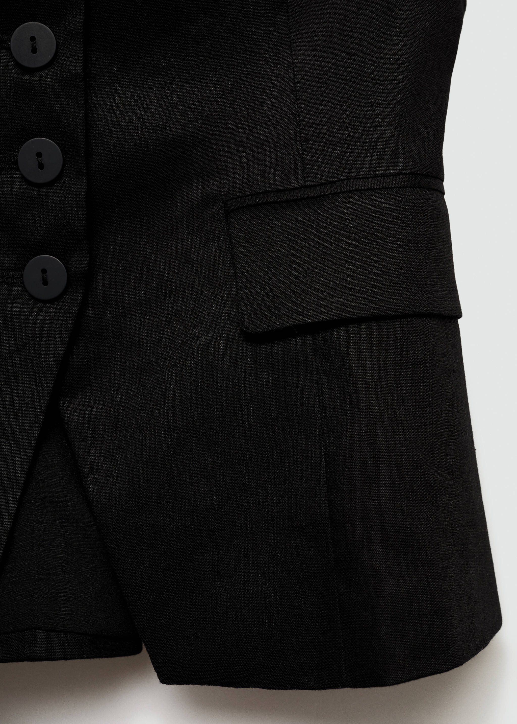 Off-the-shoulder top with buttons - Details of the article 0